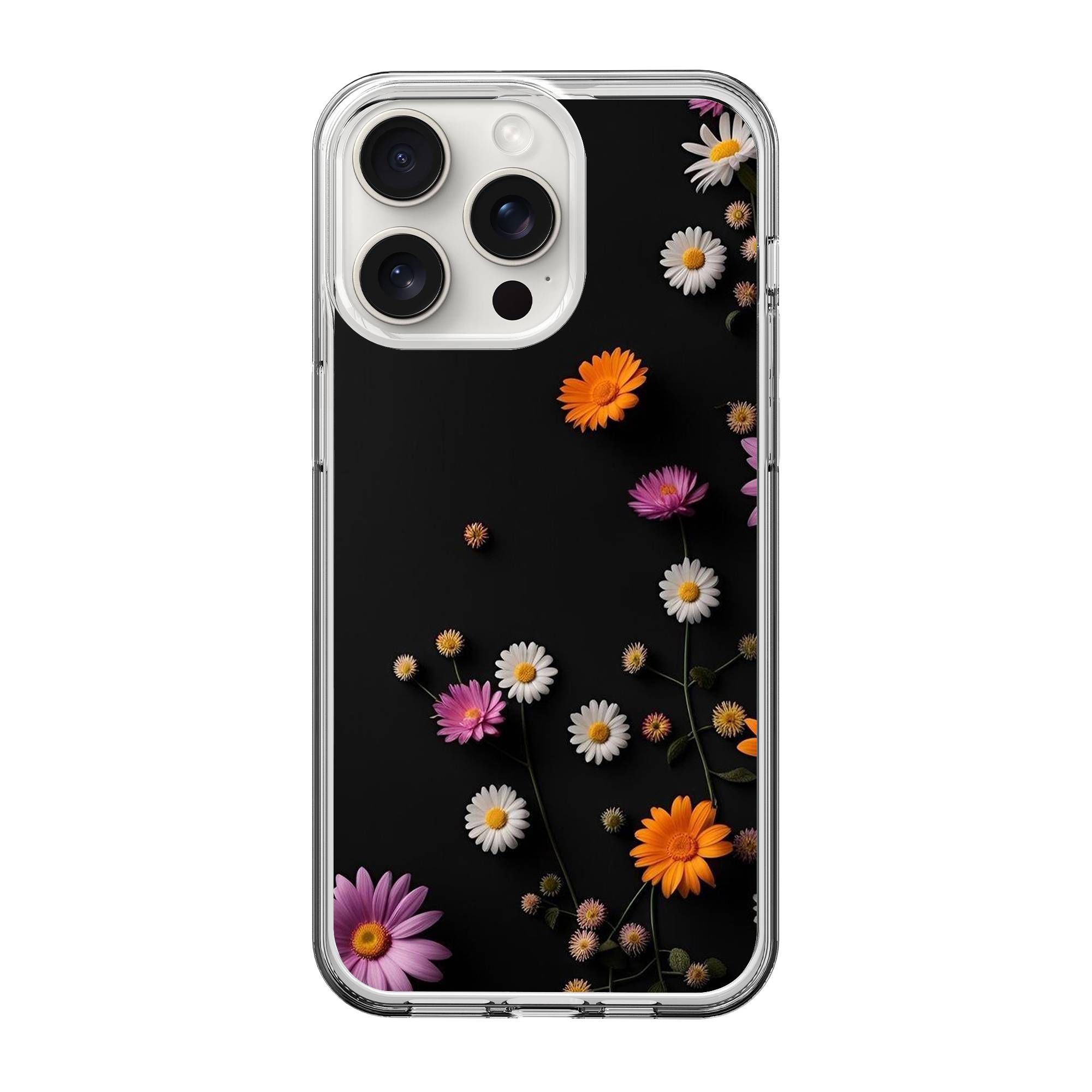 Colorful Flower Clear Case image 0