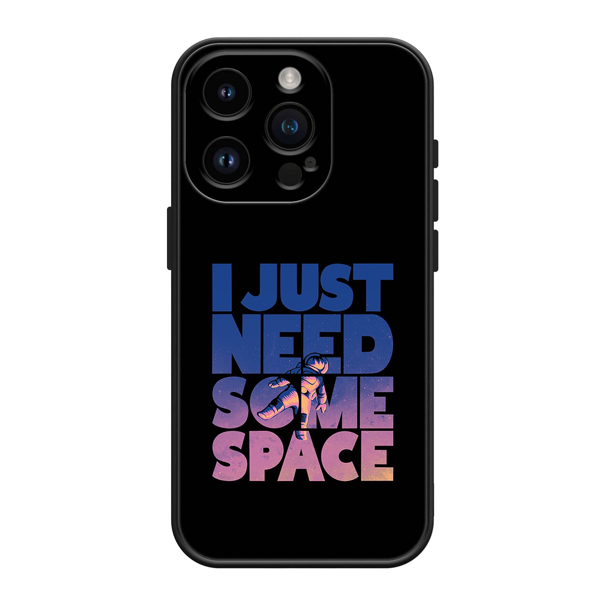 I Just Need Some Space Silicone Case image 0