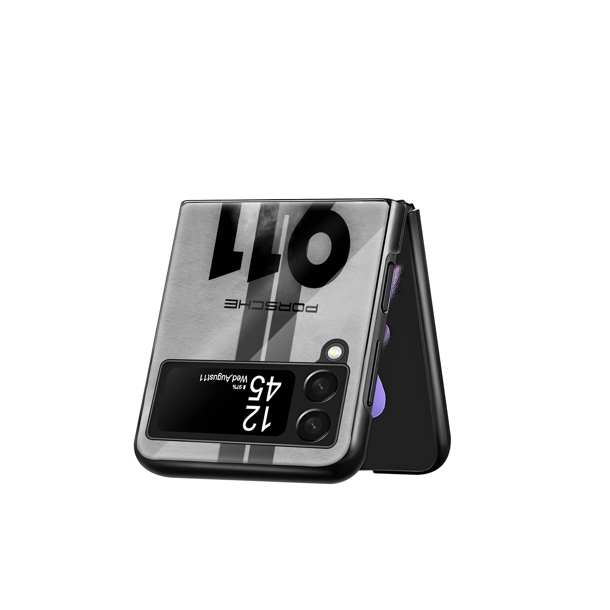 Porsche Legacy Samsung Z Flip Glass Case image 2