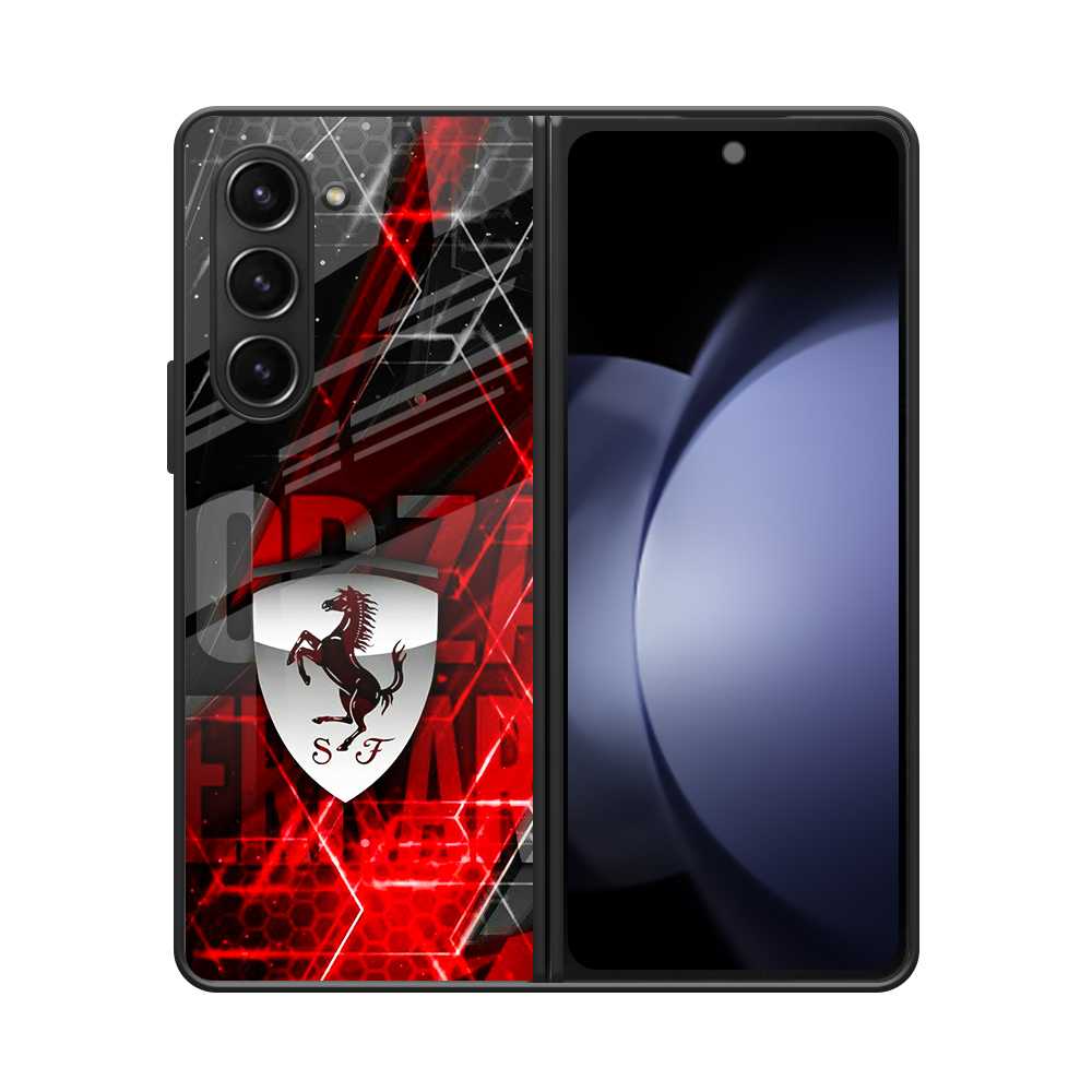 Forza Ferrari Samsung Z Fold 5 Glass Case image 0