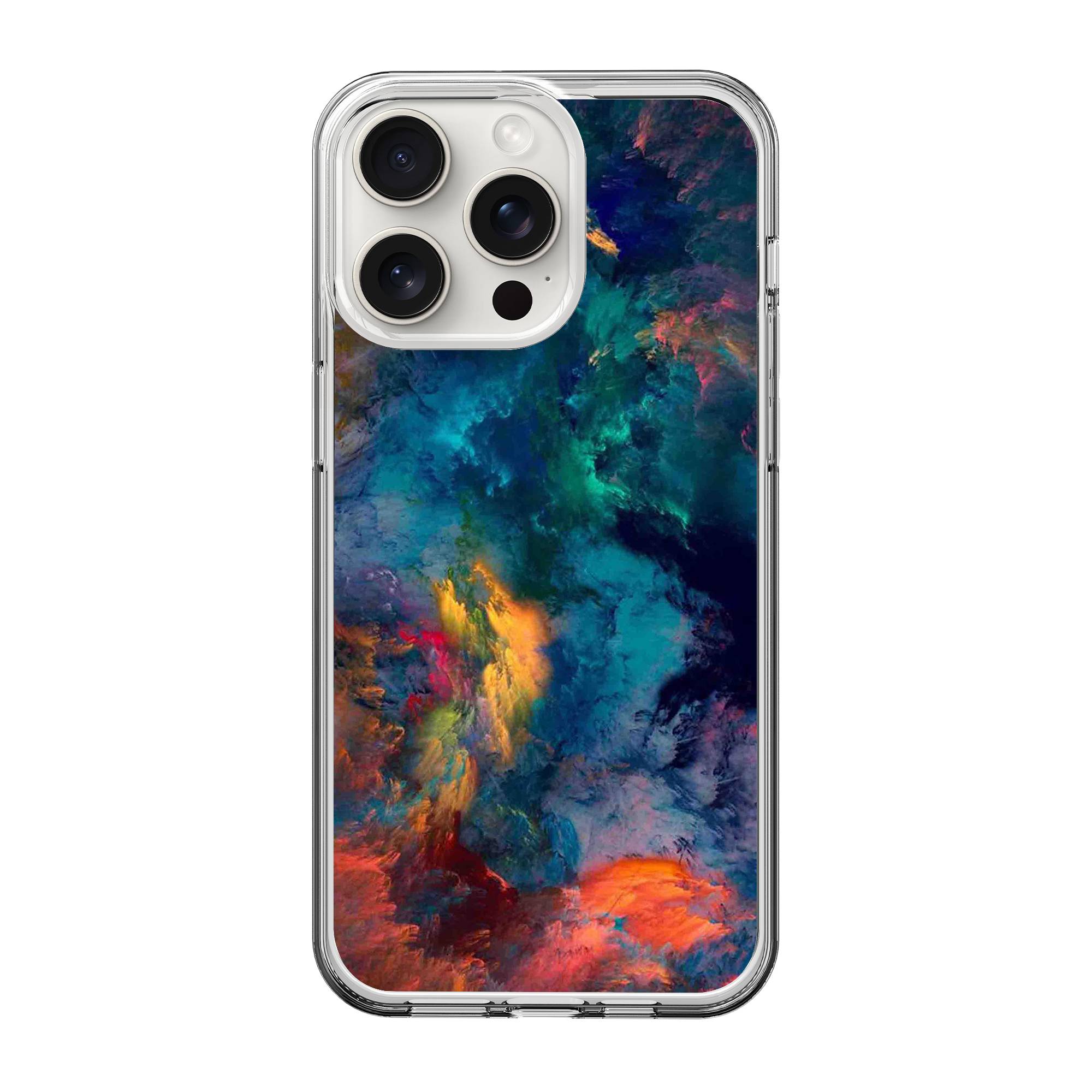 Color Strom Pattern Clear Case image 0