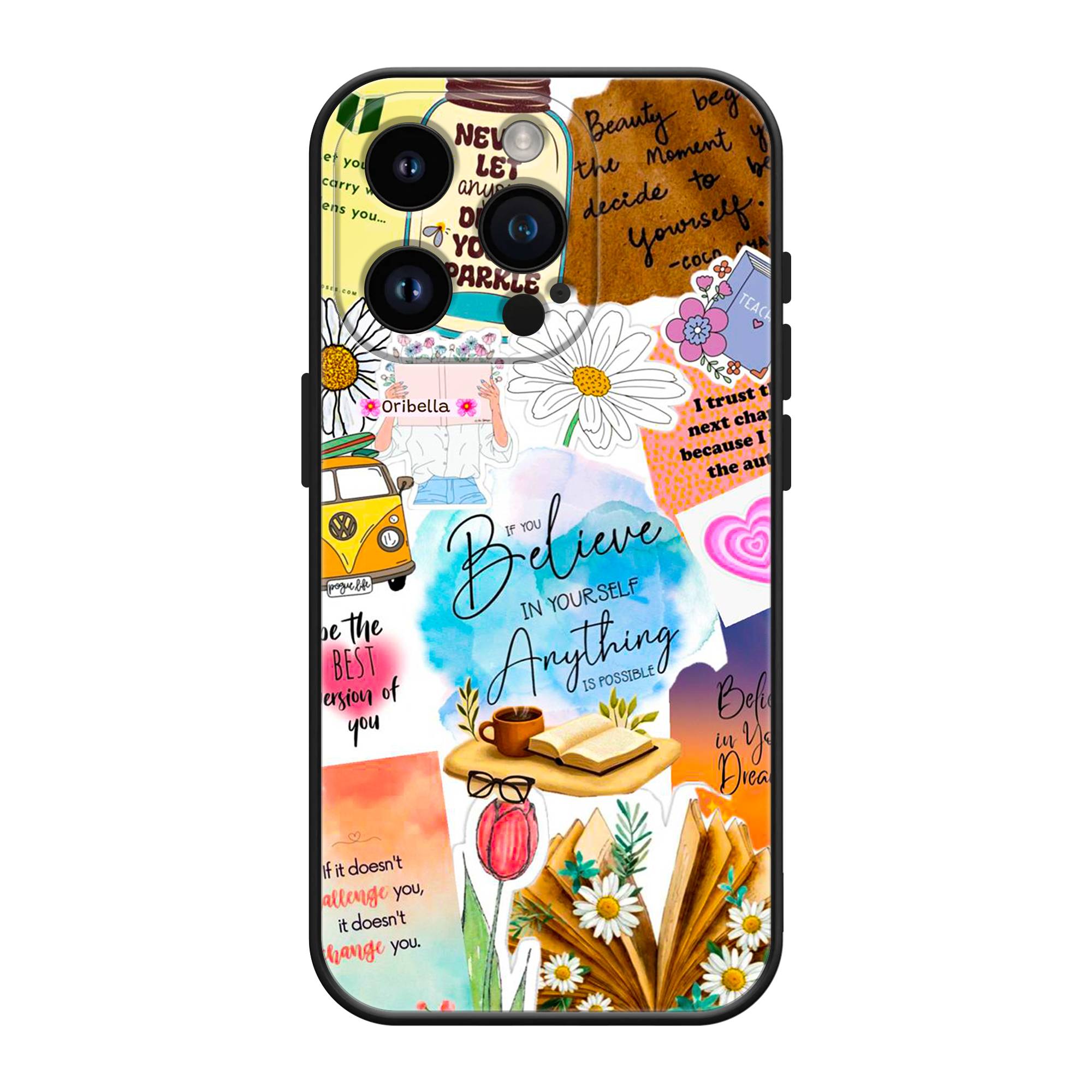 Inspirational Stickers Silicone Case image 0