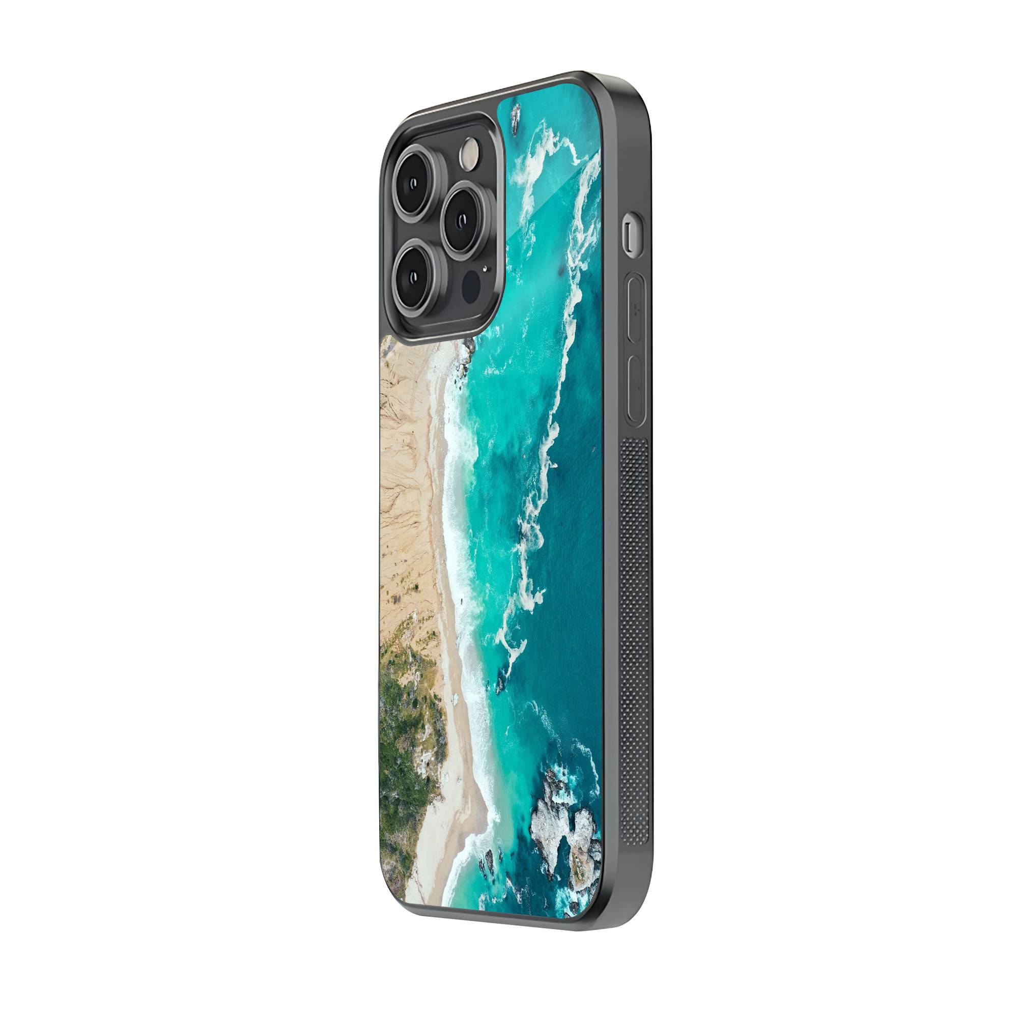 Ocean Waves Glass Case image 1