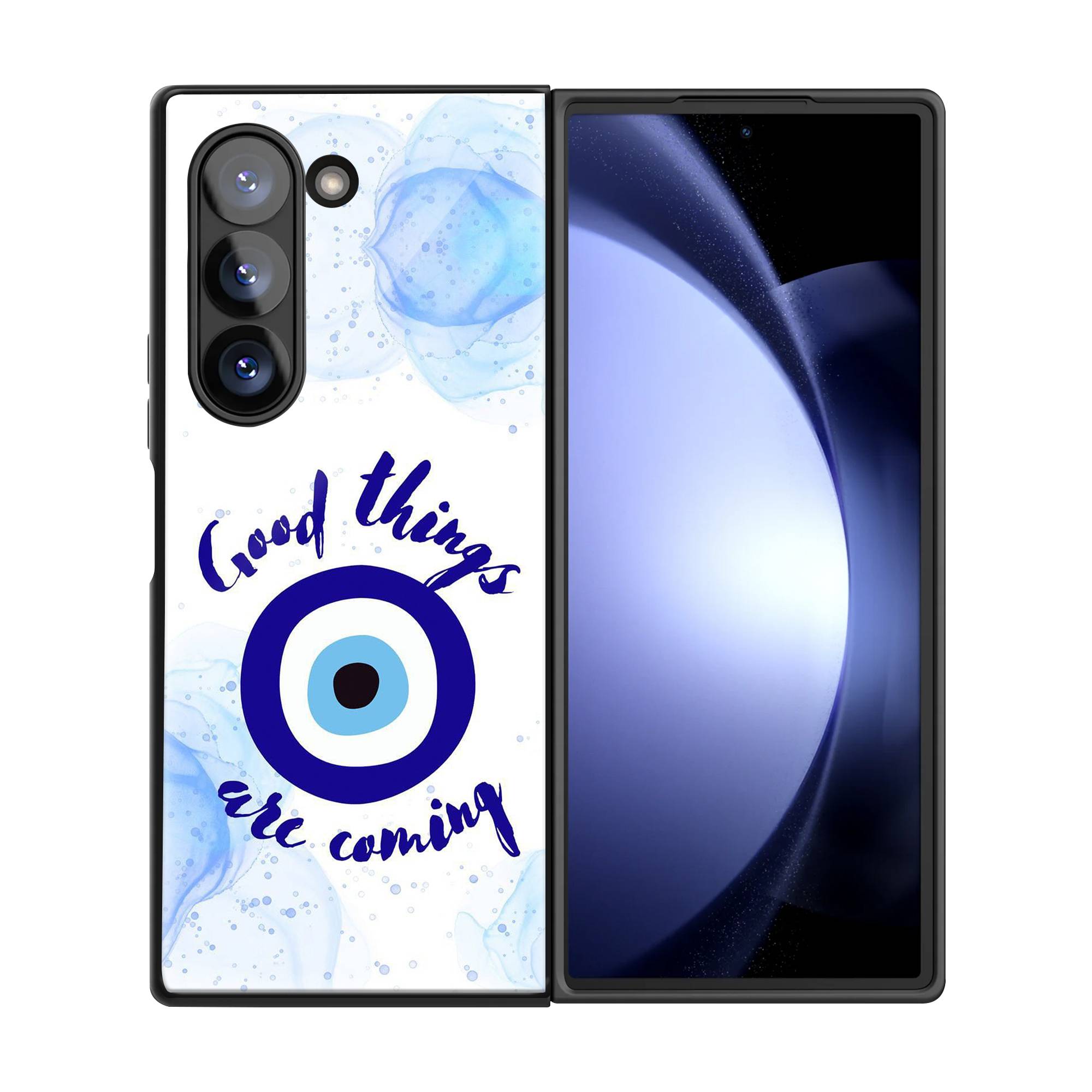 Lucky Eye Samsung Z Fold Glass Case image 2