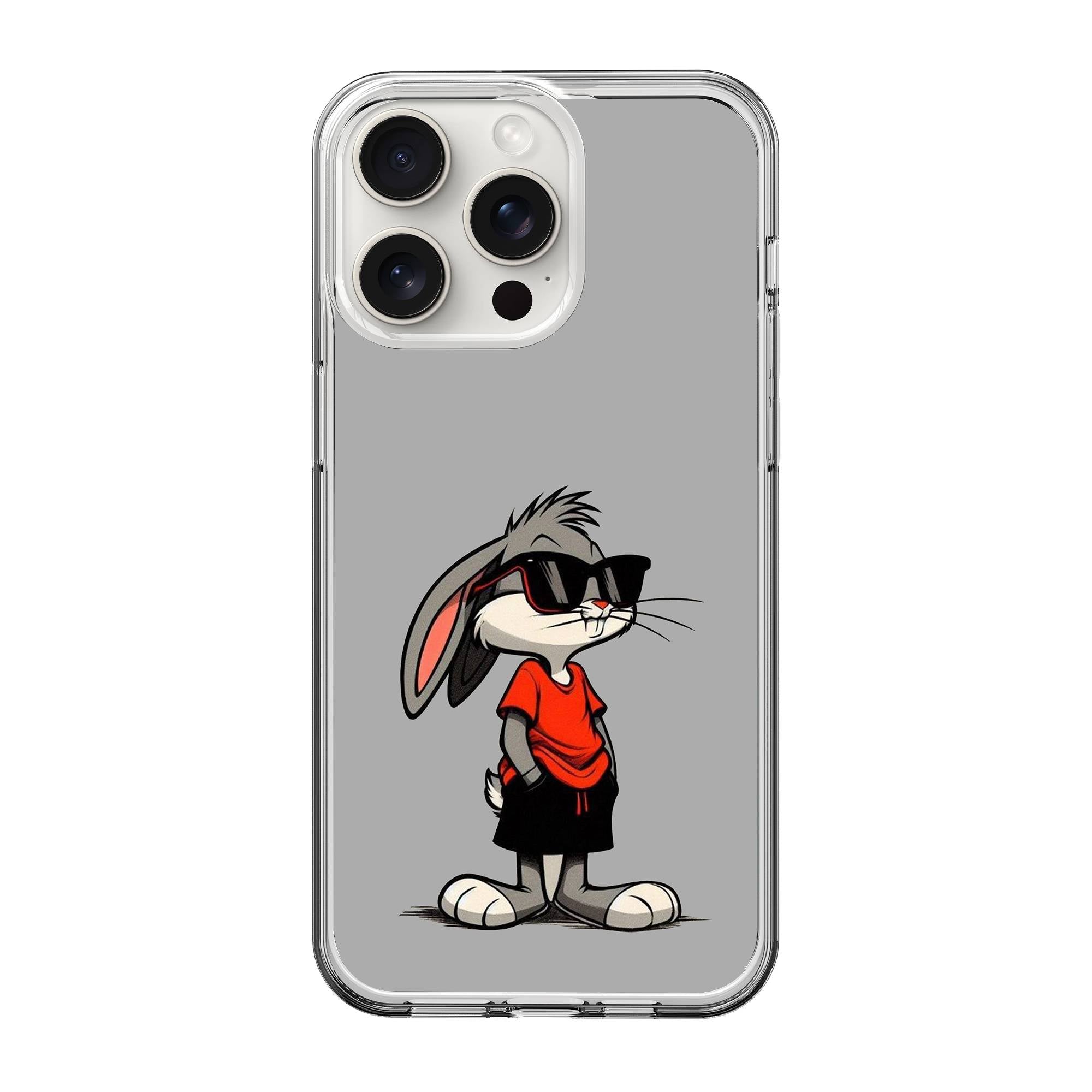 Cool Bunny Clear Case image 0