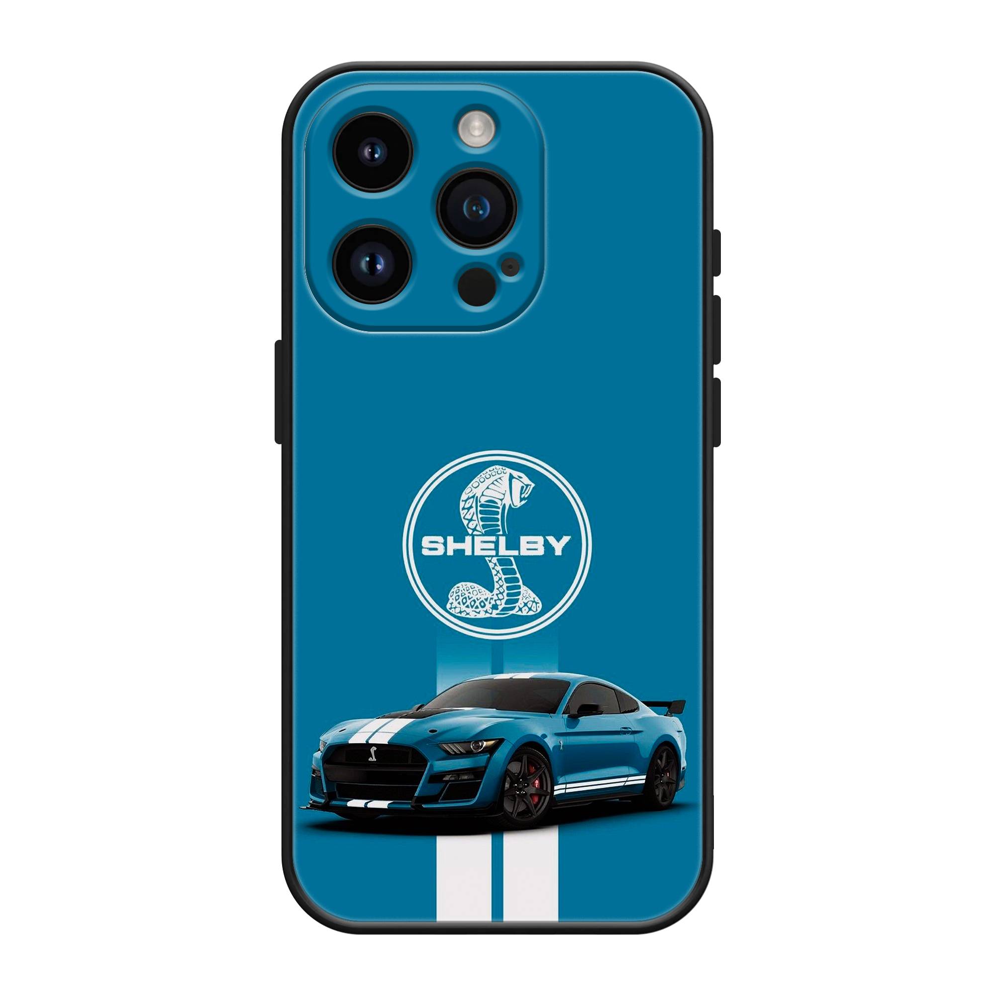 Blue Shelby Silicone Case image 0
