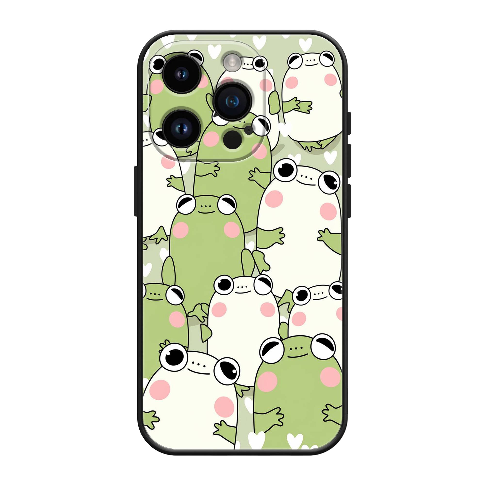 Cute Frogs Silicone Case image 0