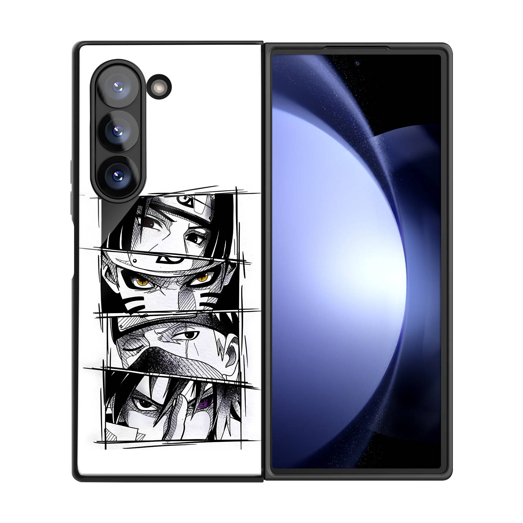 Naruto Eyes Samsung Z Fold Glass Case image 2
