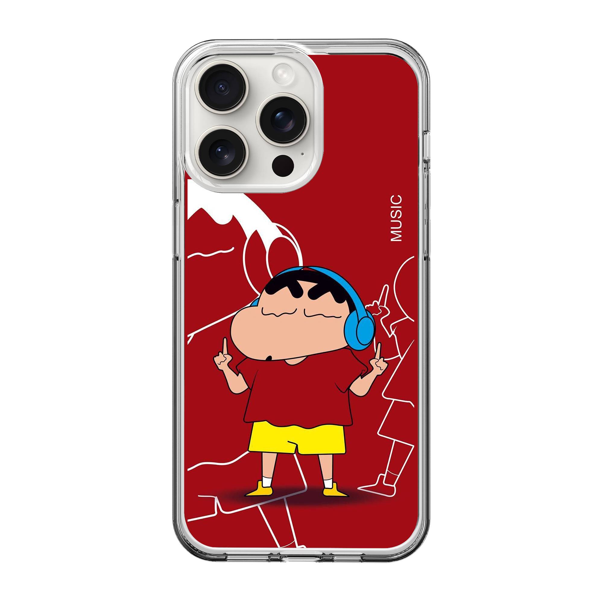 Shinchan's Jam Clear Case image 0