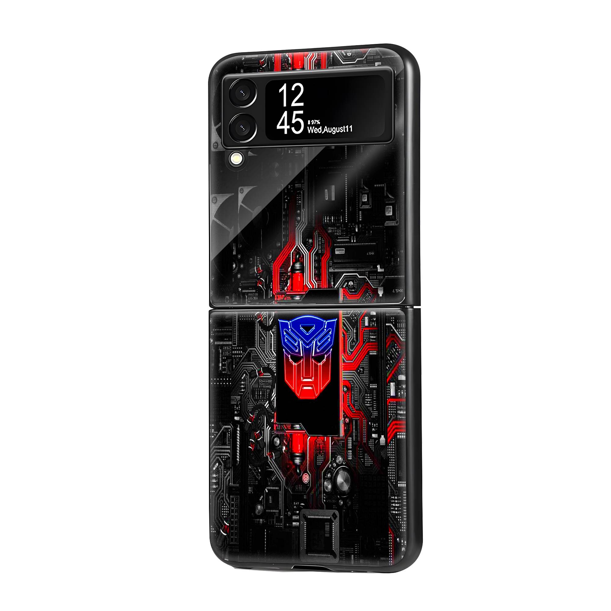Transformer Samsung Z Flip Glass Case image 0