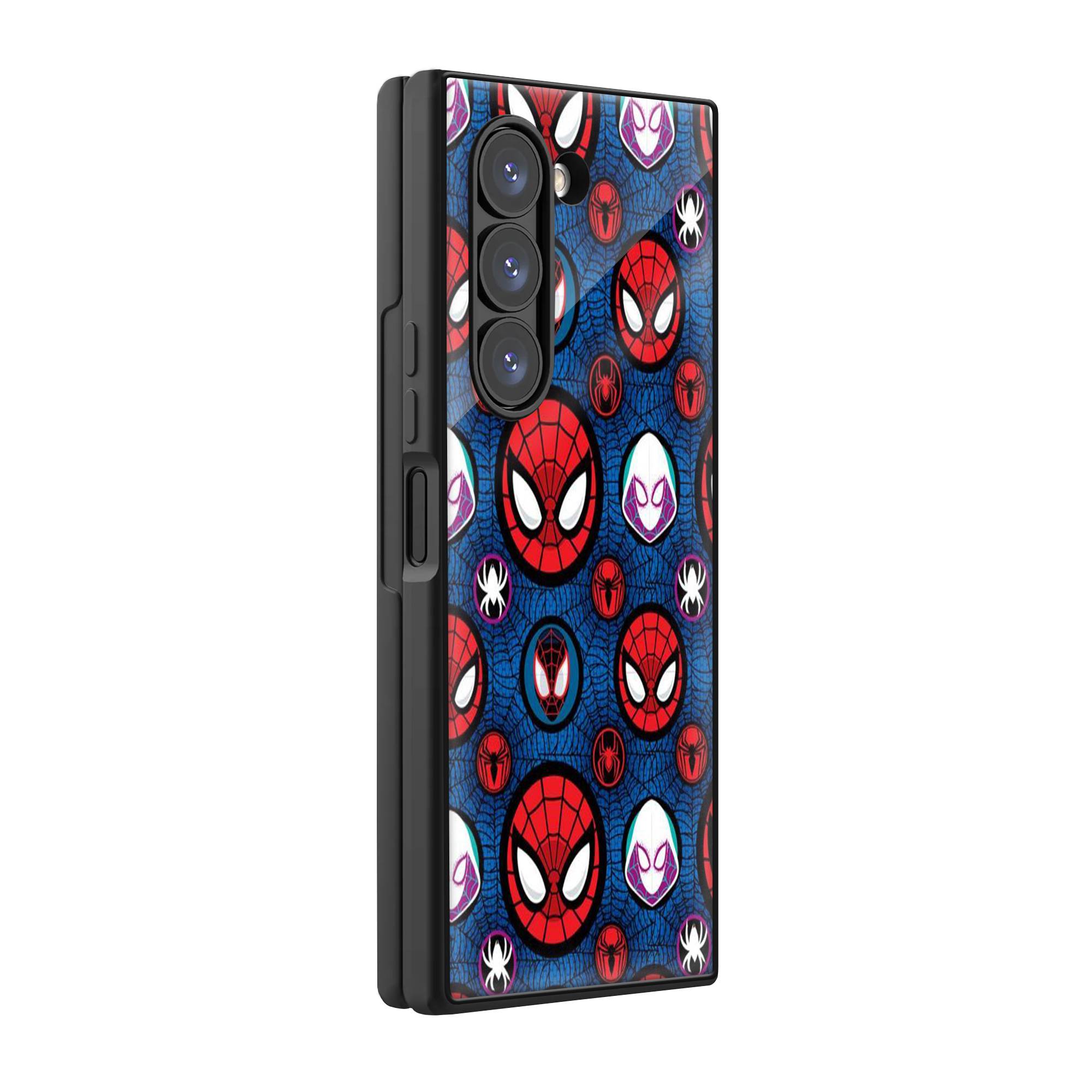Spiderman Pattern Samsung Z Fold Glass Case image 0