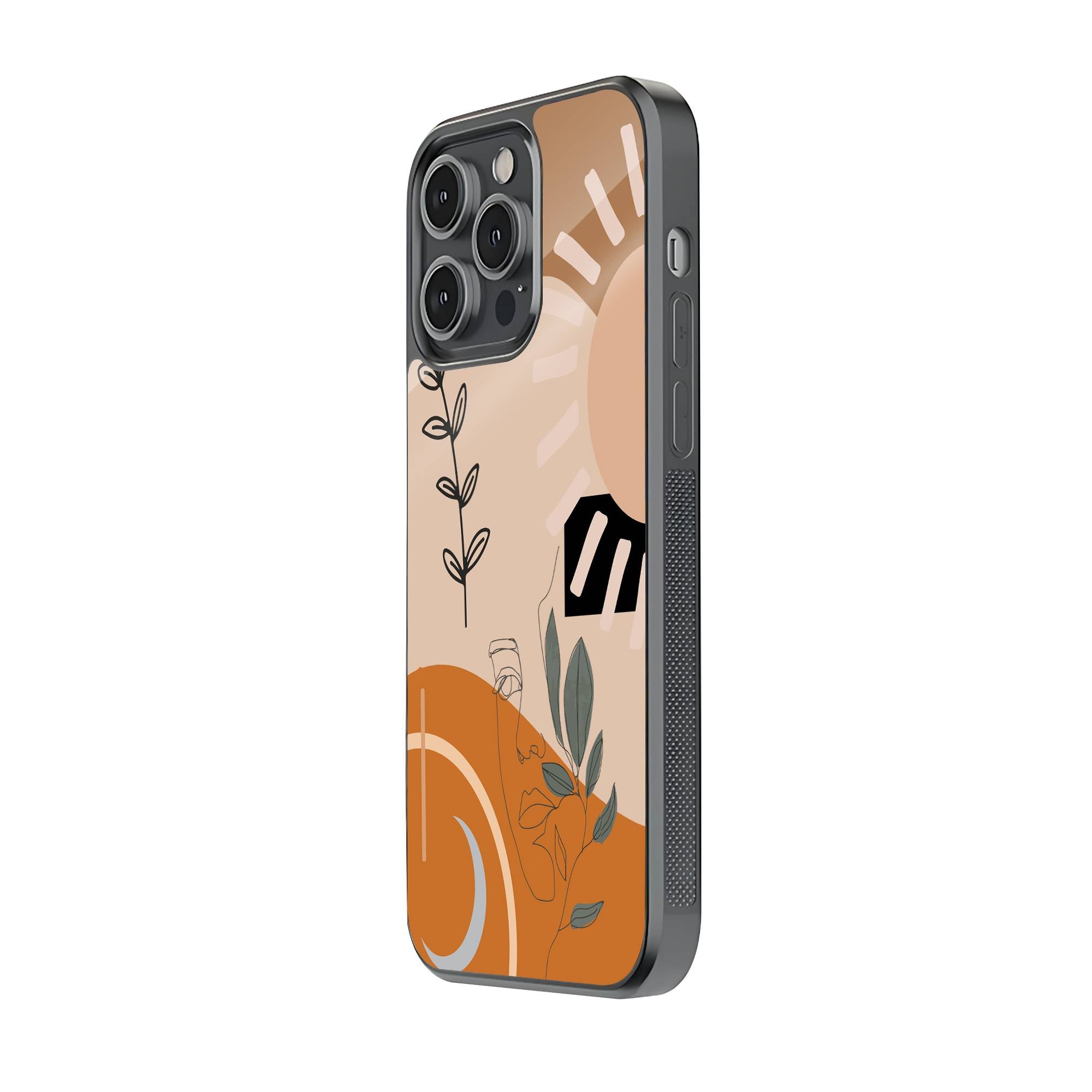 Line Art Glass Case image 1