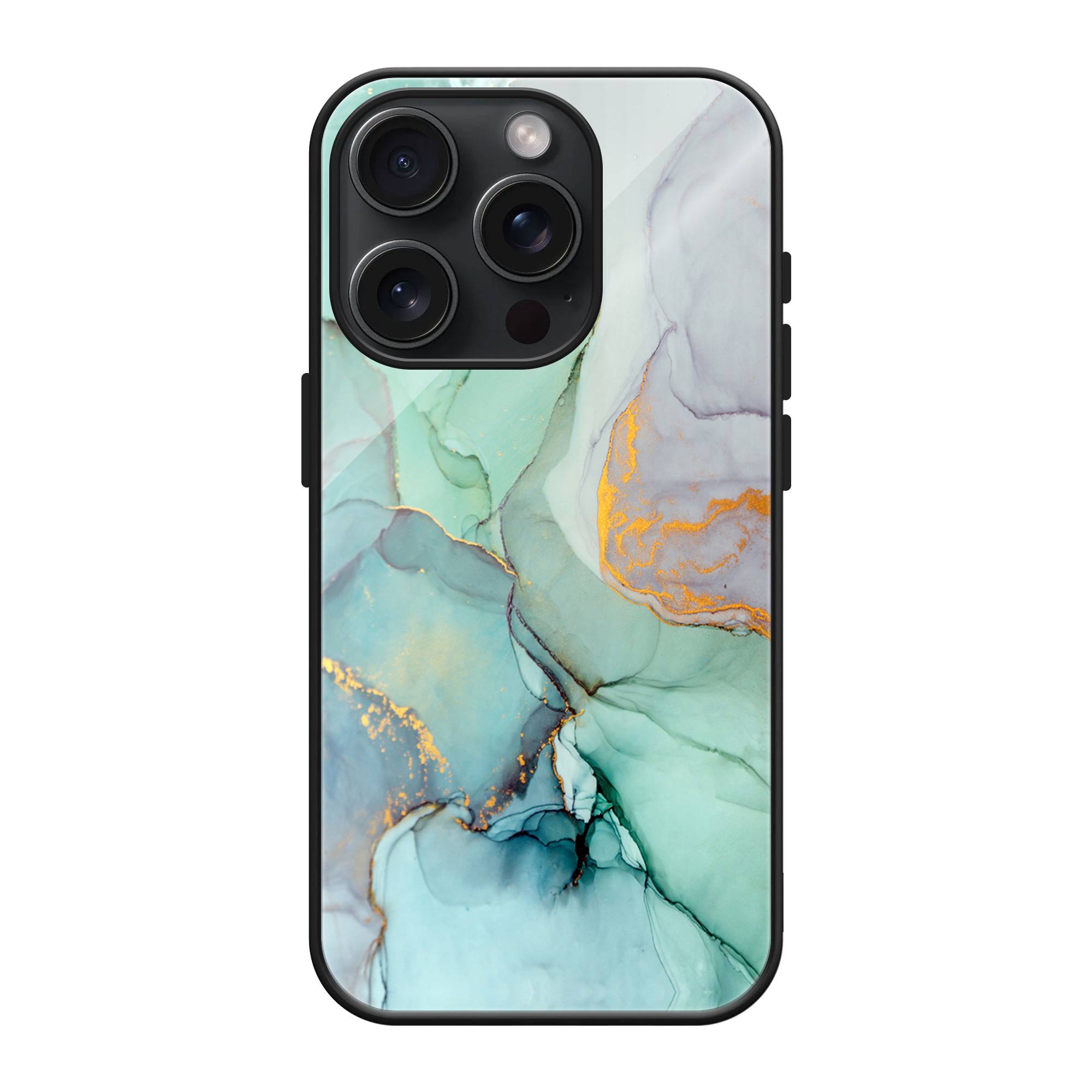 Pastel Marble Glass Case image 0