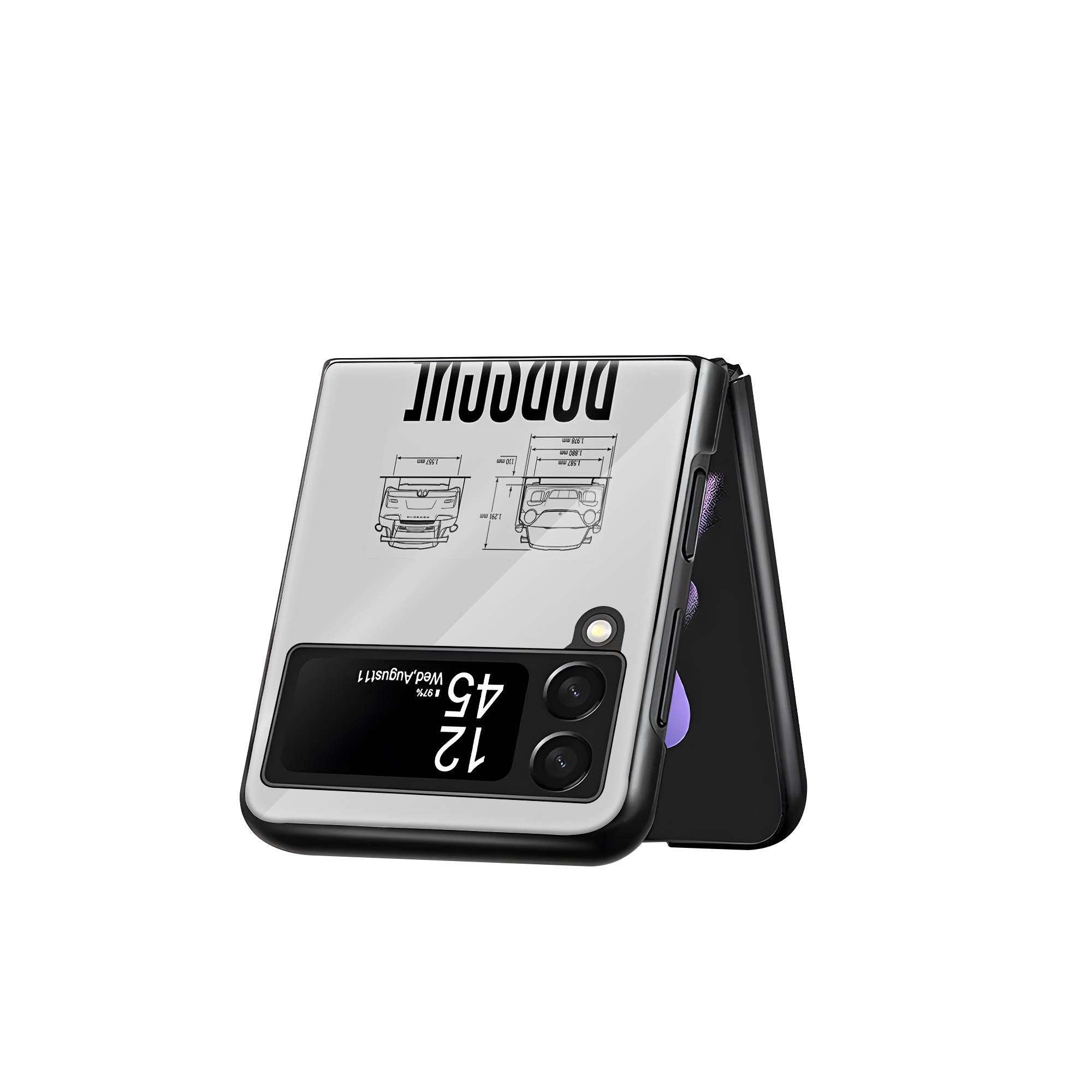 GT3 Samsung Z Flip Glass Case image 2