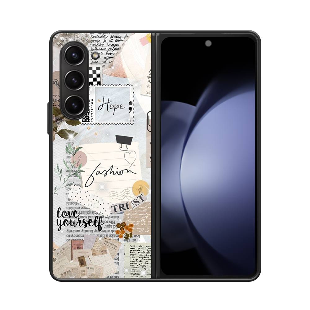 Love yourself Samsung Z Fold 6 Glass Case image 0