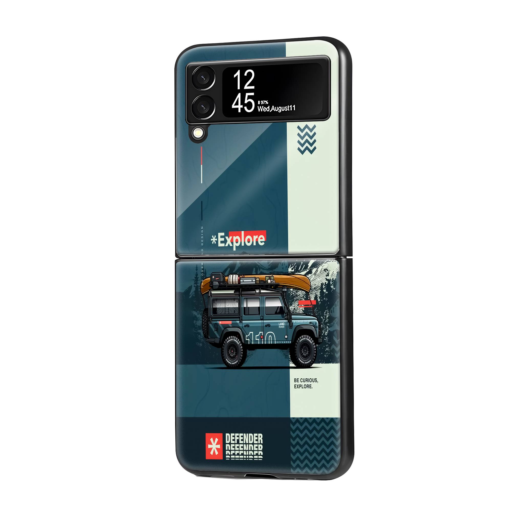 Off-Road Adventure Samsung Z Flip Glass Case image 0