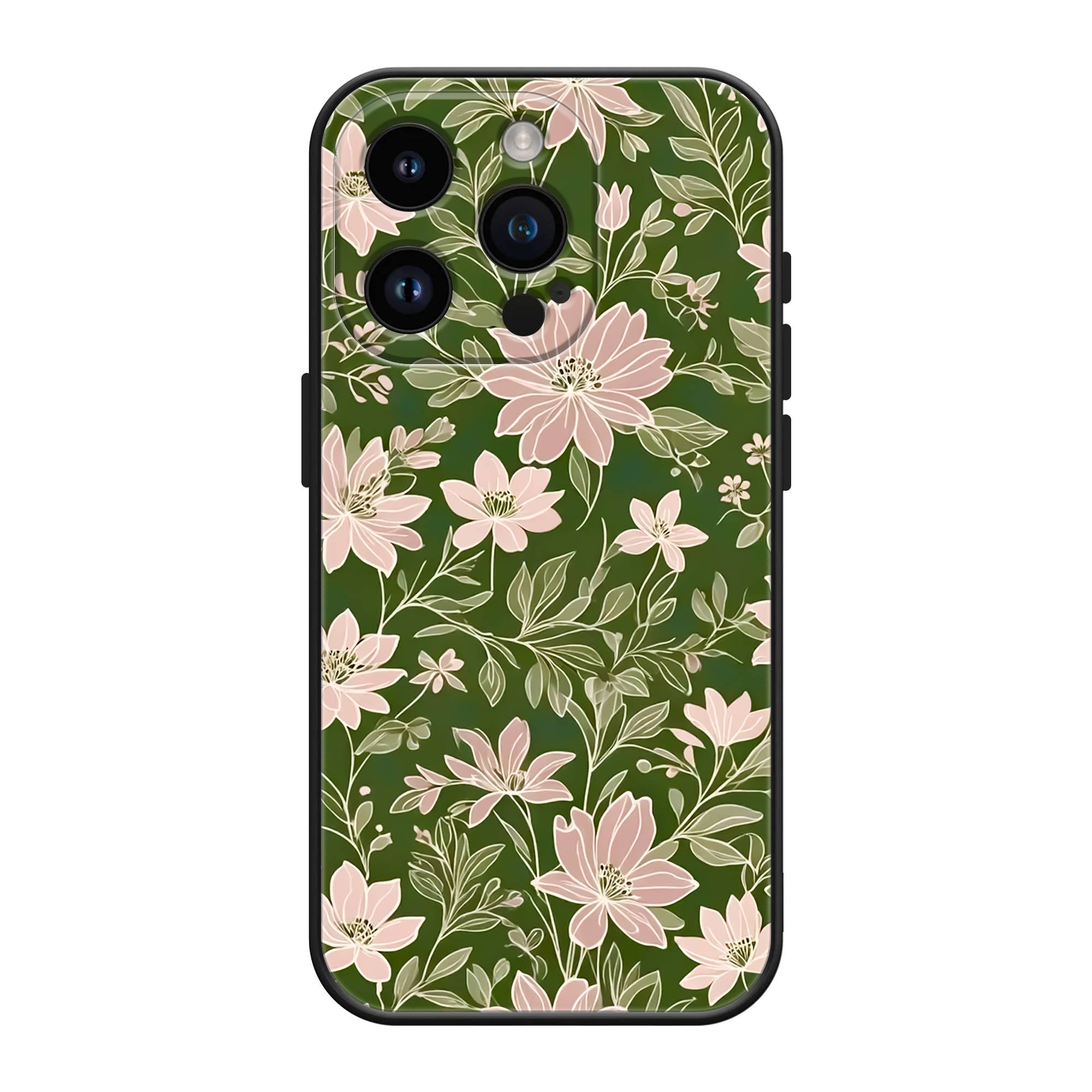 Earthy Blooms Silicone Case image 0