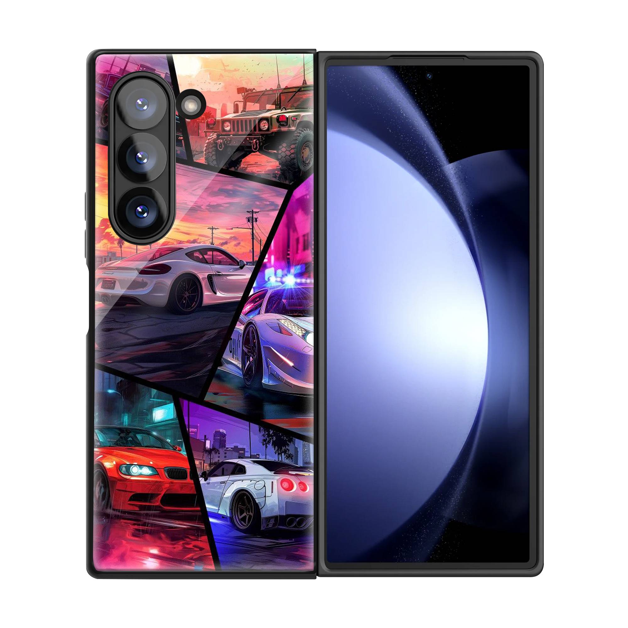 GTA Cars Samsung Z Fold Glass Case image 2