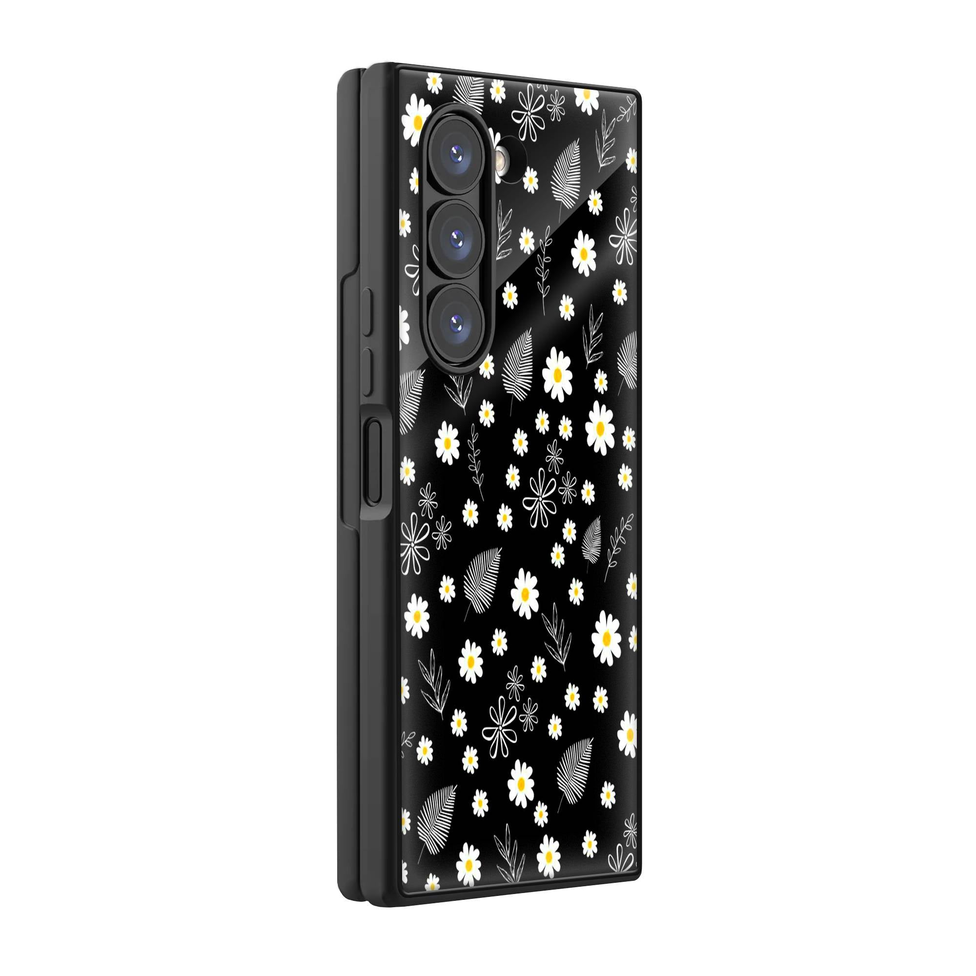 Monochrome Garden Samsung Z Fold Glass Case image 0