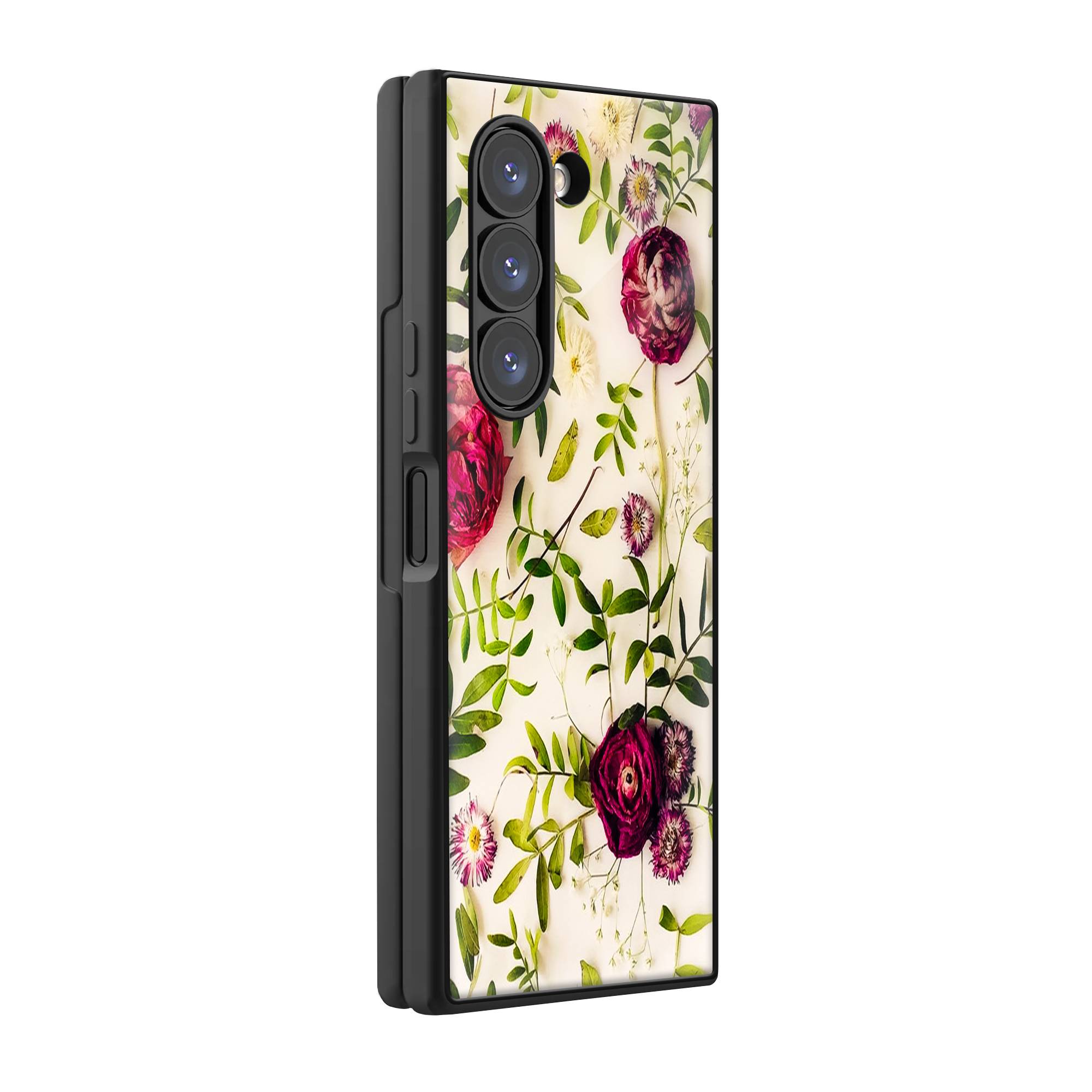 Dried Flowers Samsung Z Fold Glass Case image 0