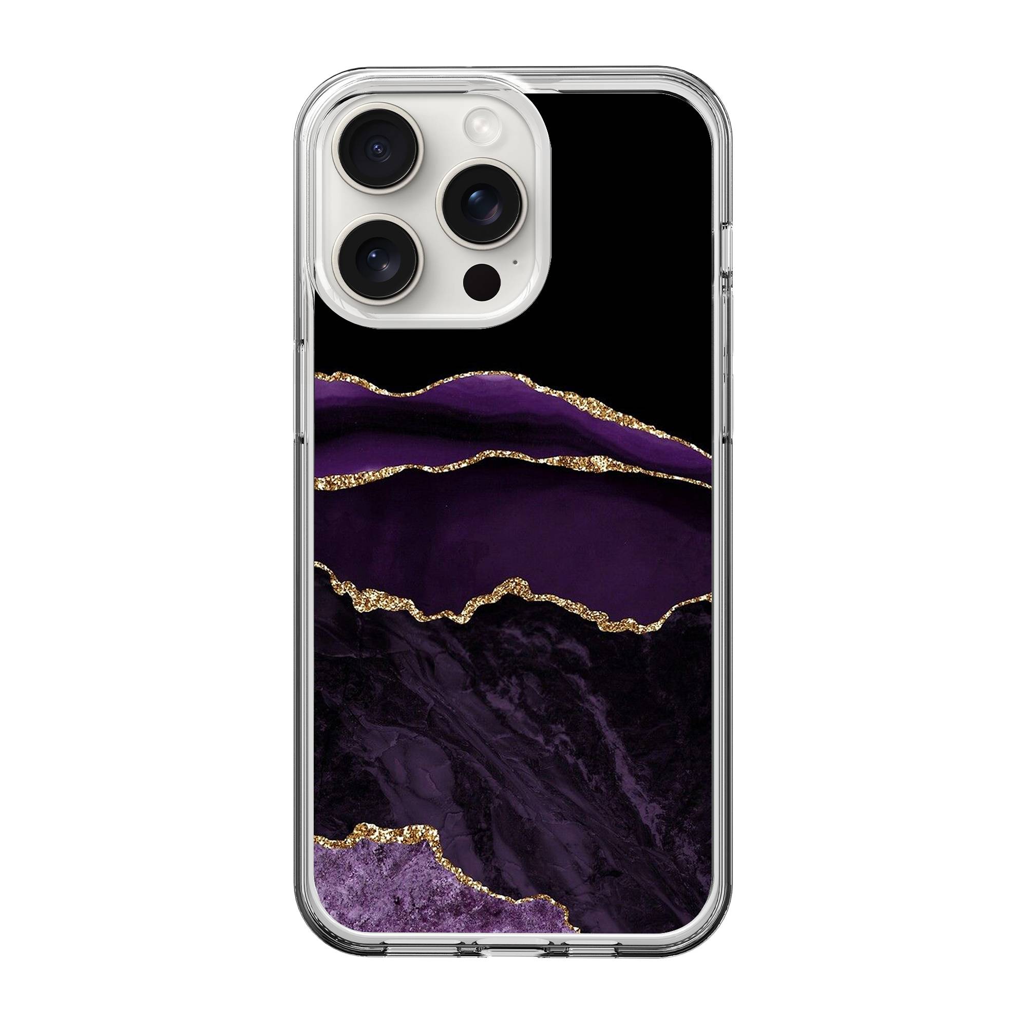 Marble Pattern Clear Case image 0