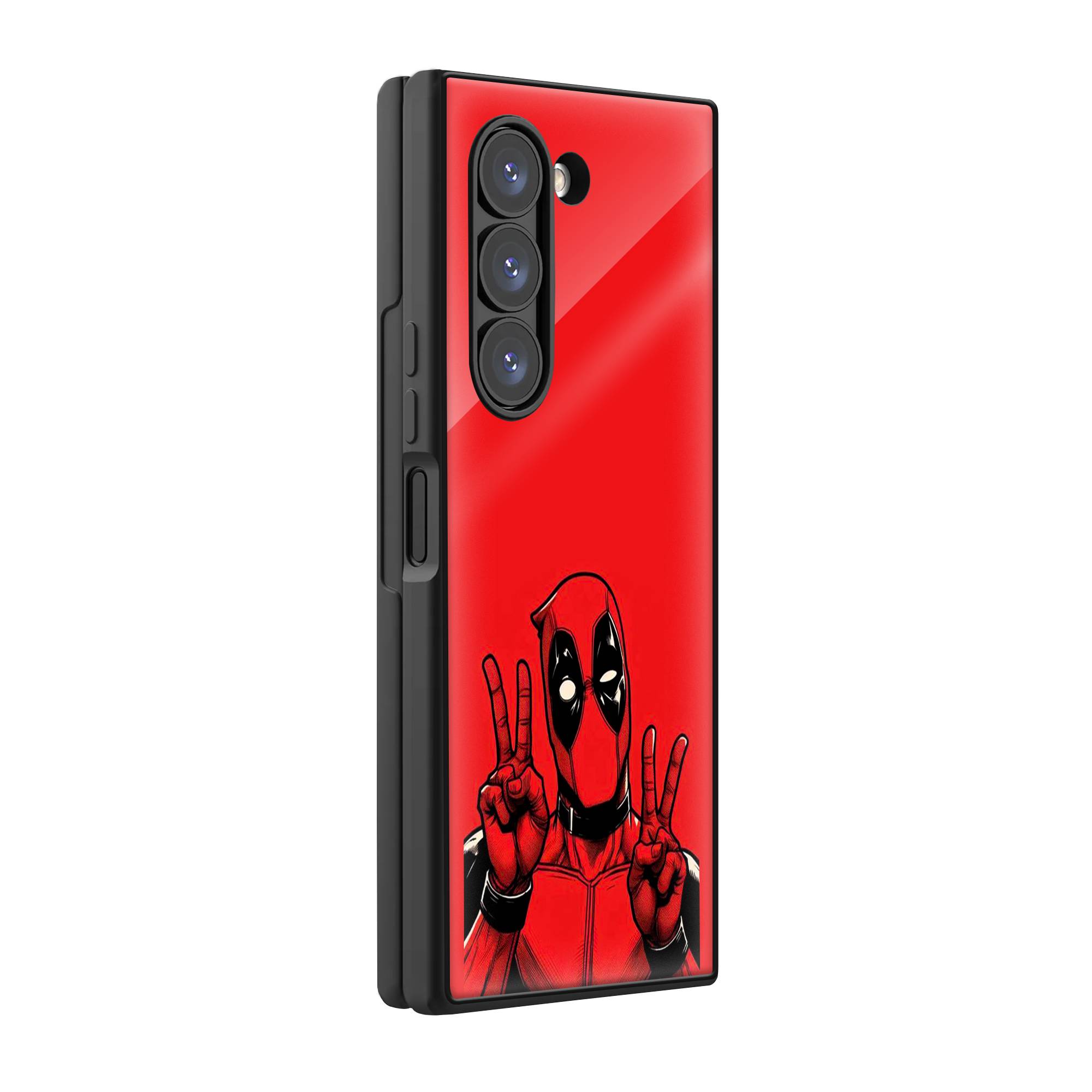 Deadpool Samsung Z Fold Glass Case image 0