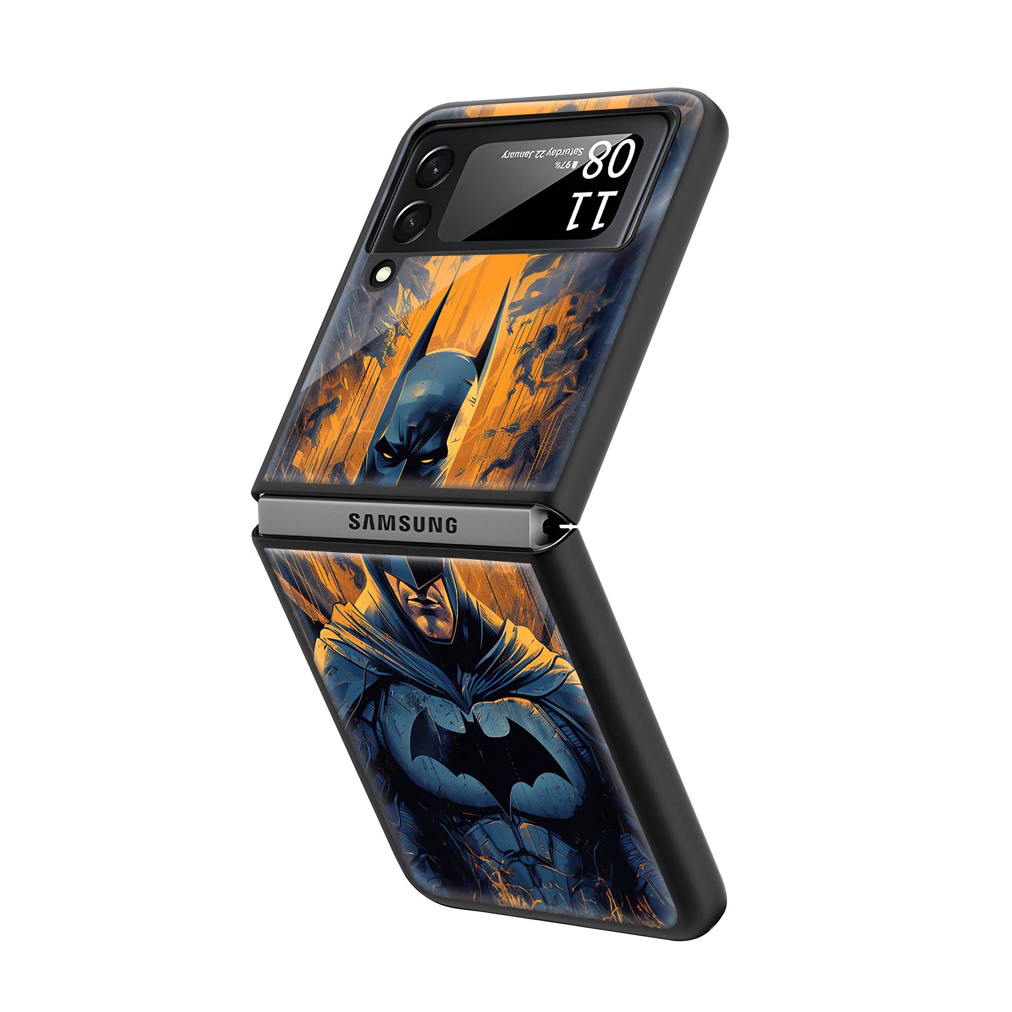 Batman Samsung Z Flip Glass Case image 1