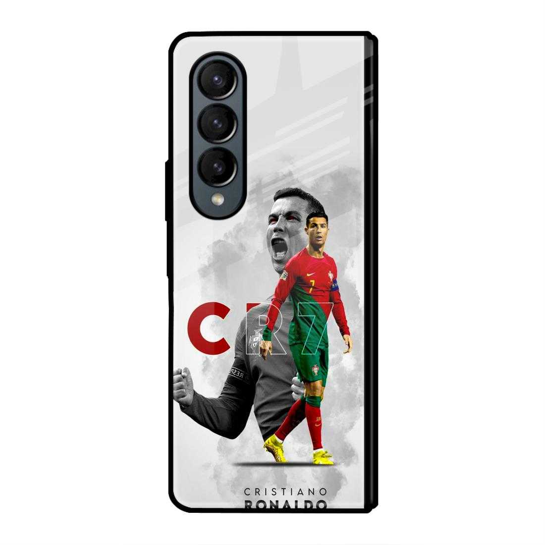 Cristiano Ronaldo Samsung Z Fold 3 Glass Case image 0