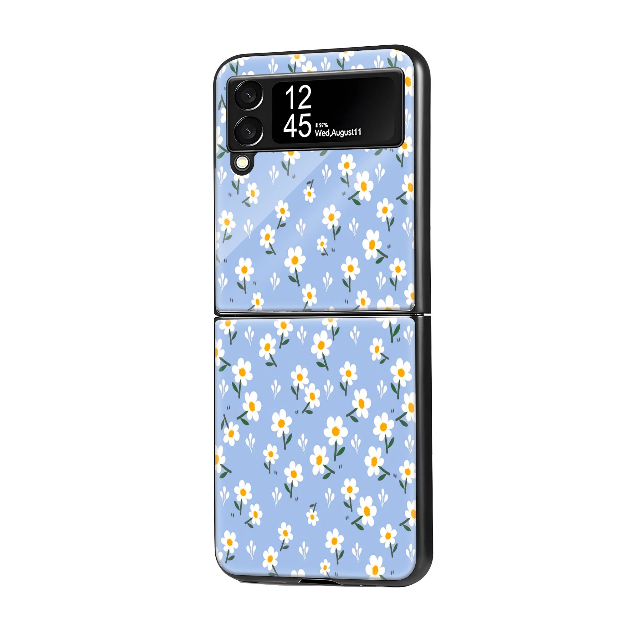 Little Daisies Samsung Z Flip Glass Case image 0