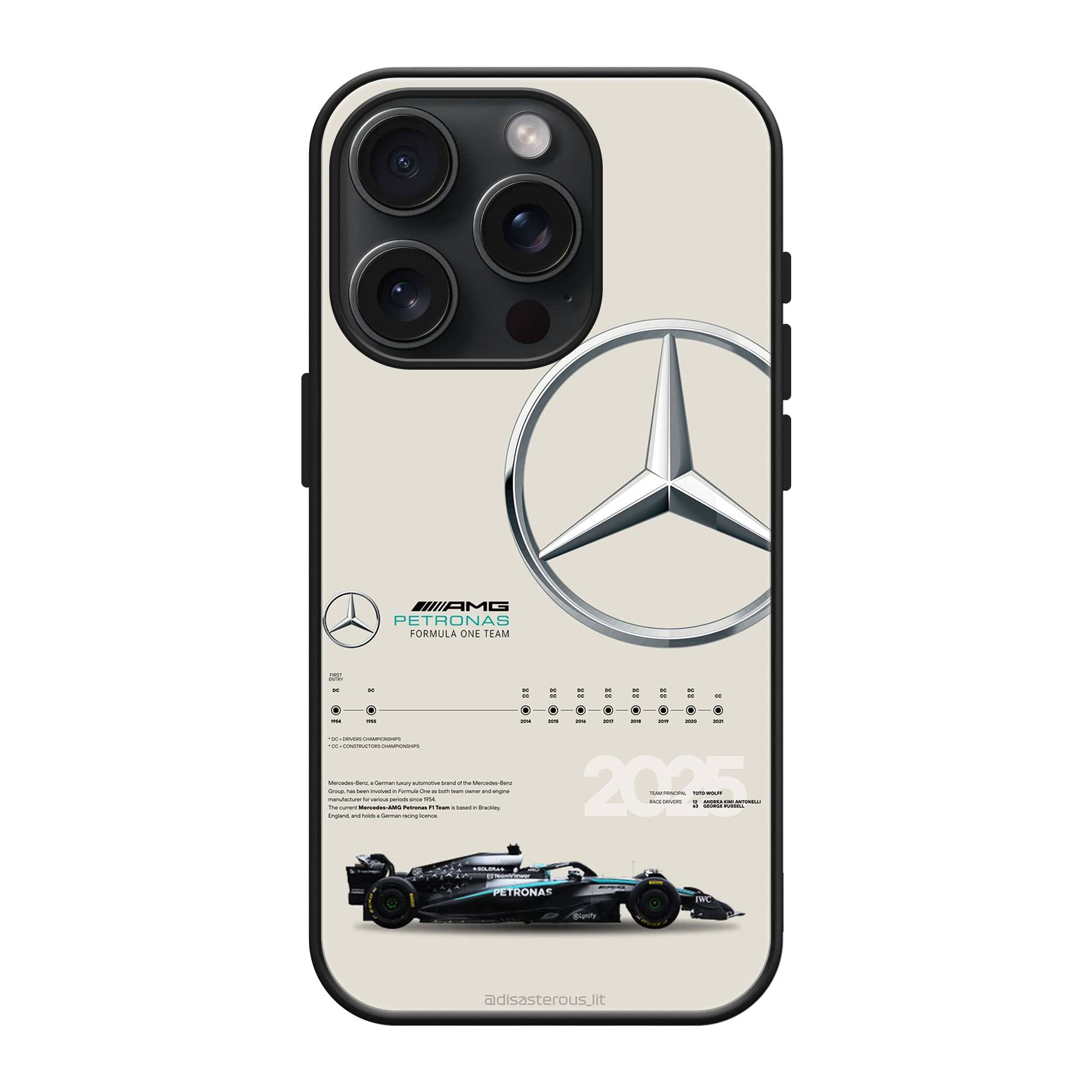 Mercedes F1 Glass Case image 0