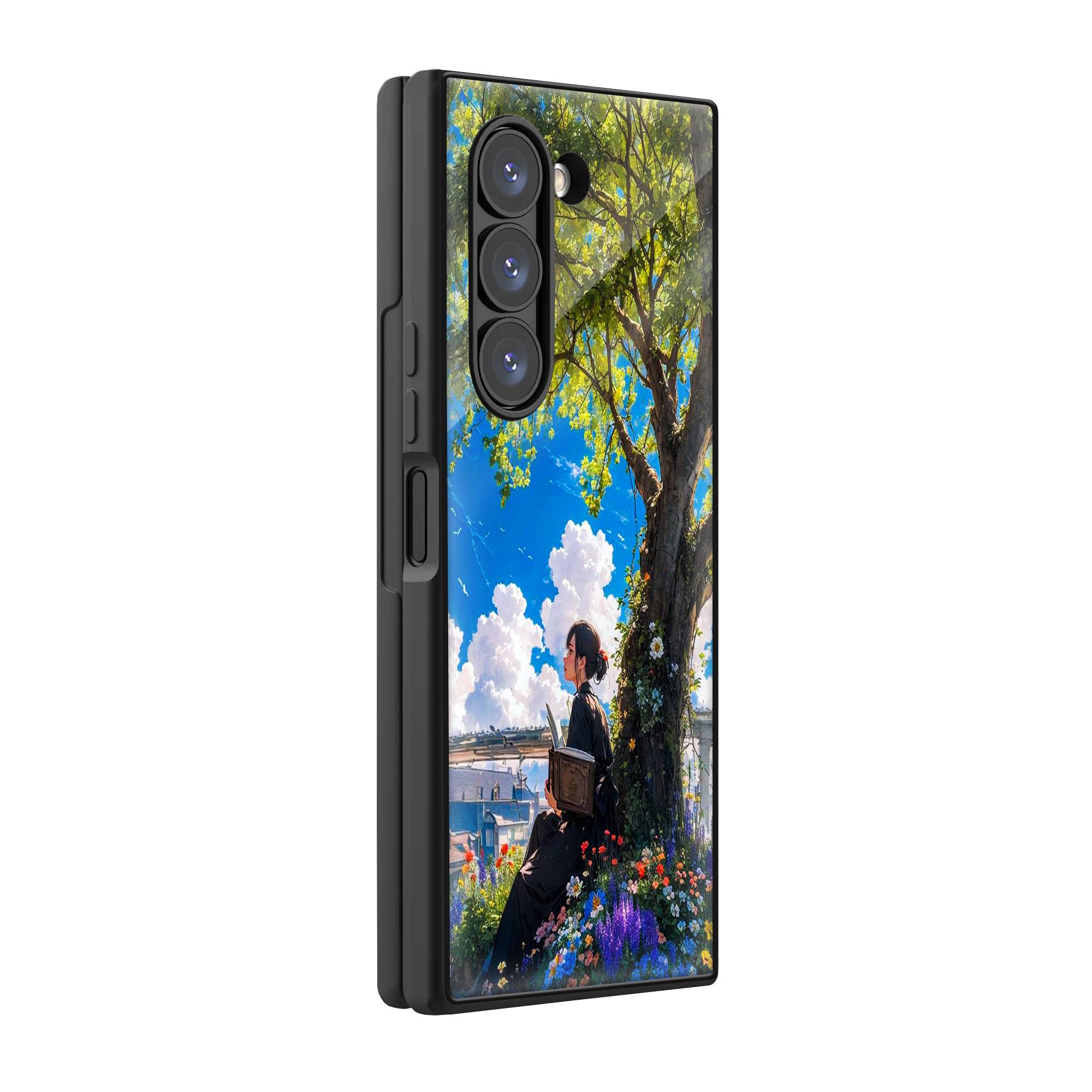 Who Am i Samsung Z Fold Glass Case image 0