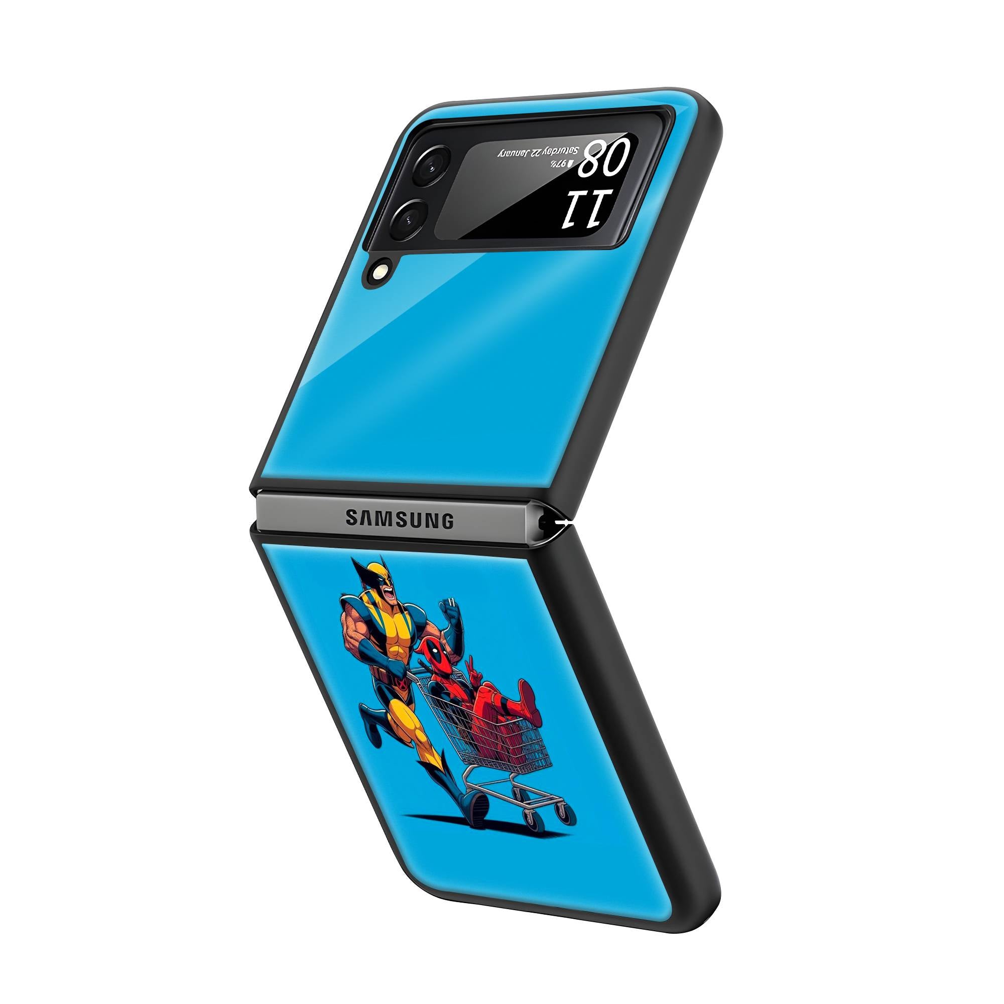 Marvel Samsung Z Flip Glass Case image 1