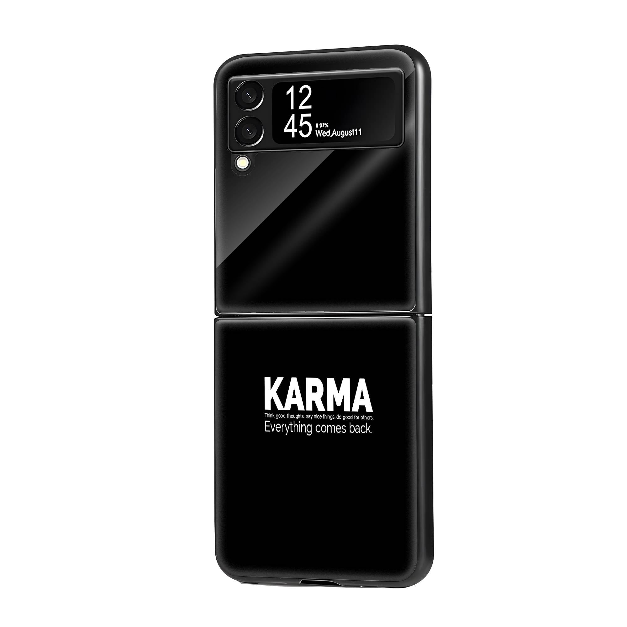Karma Samsung Z Flip Glass Case image 0