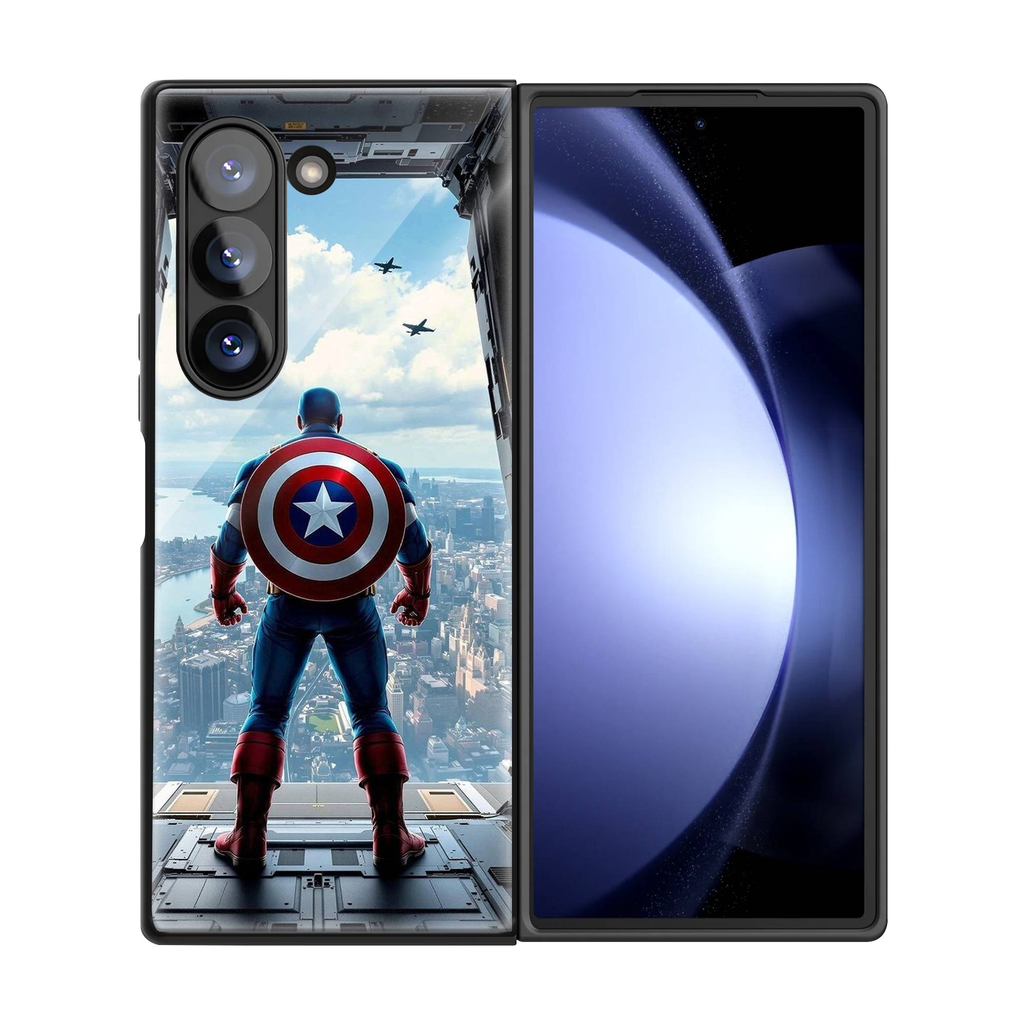 Shield City Samsung Z Fold Glass Case image 2