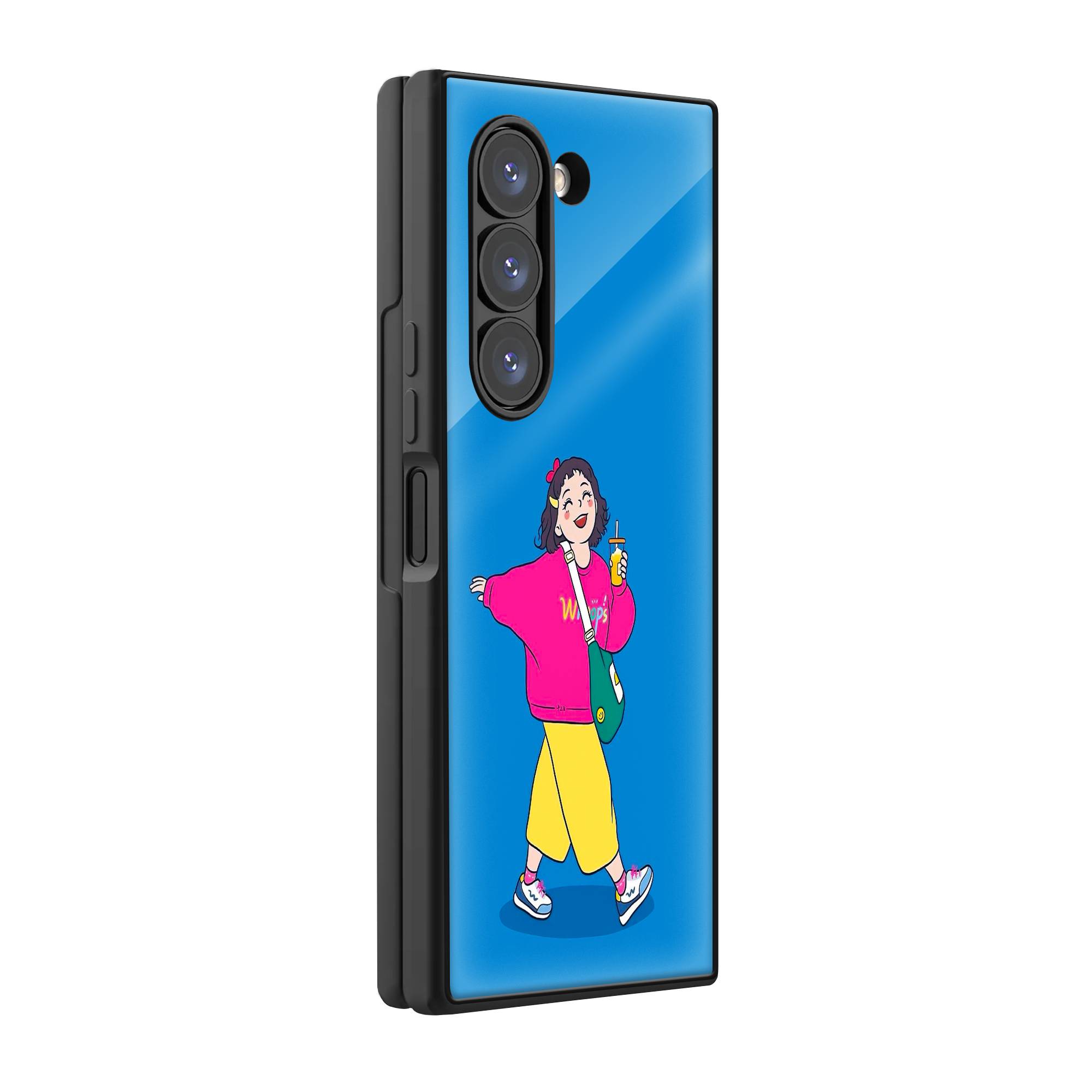 Giggle Gal Samsung Z Fold Glass Case image 0