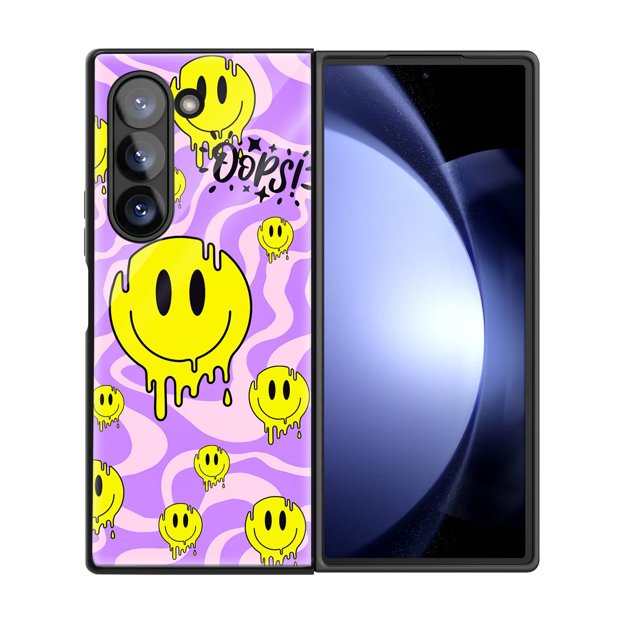 Melting Mood Samsung Z Fold Glass Case image 2