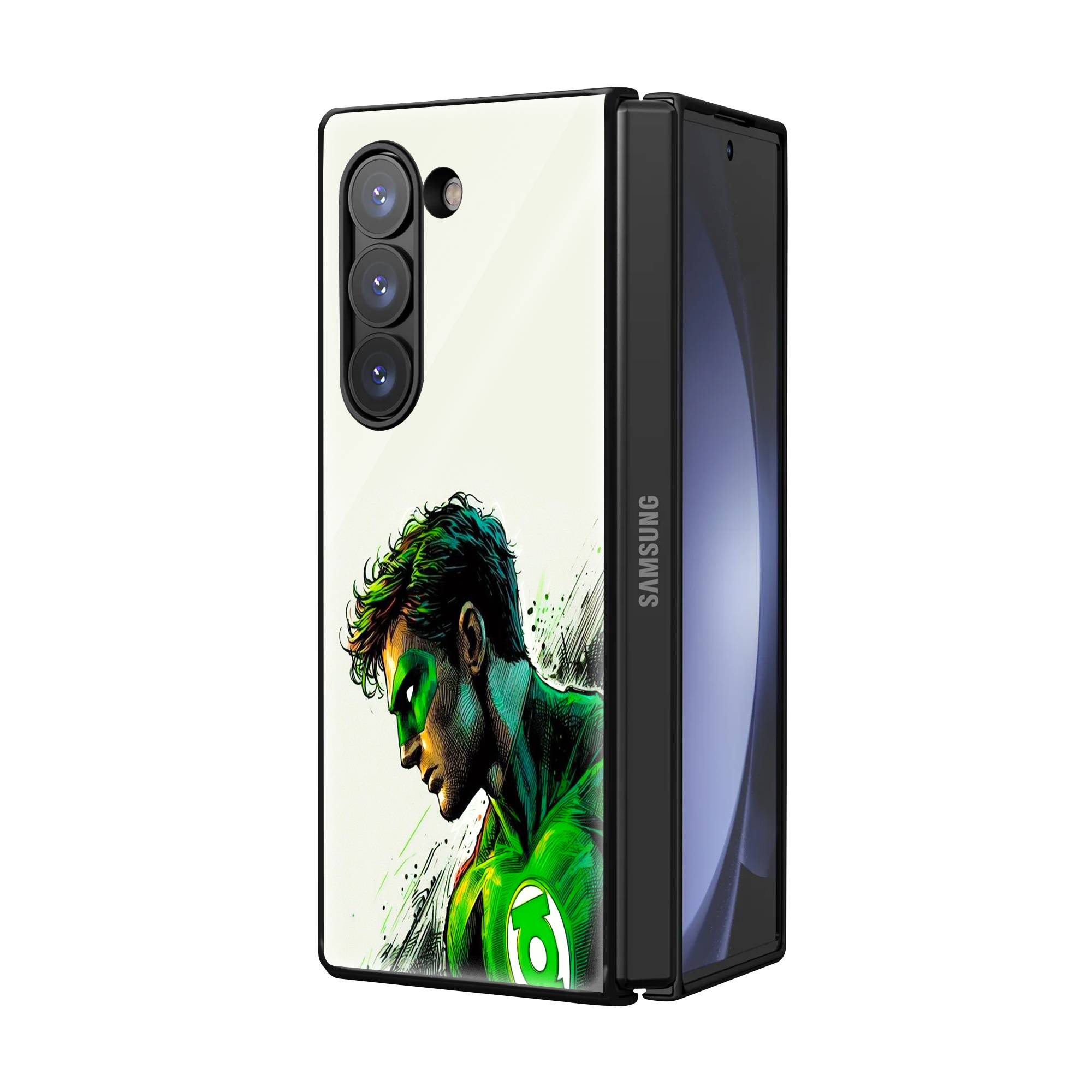 Superhero Samsung Z Fold Glass Case image 1