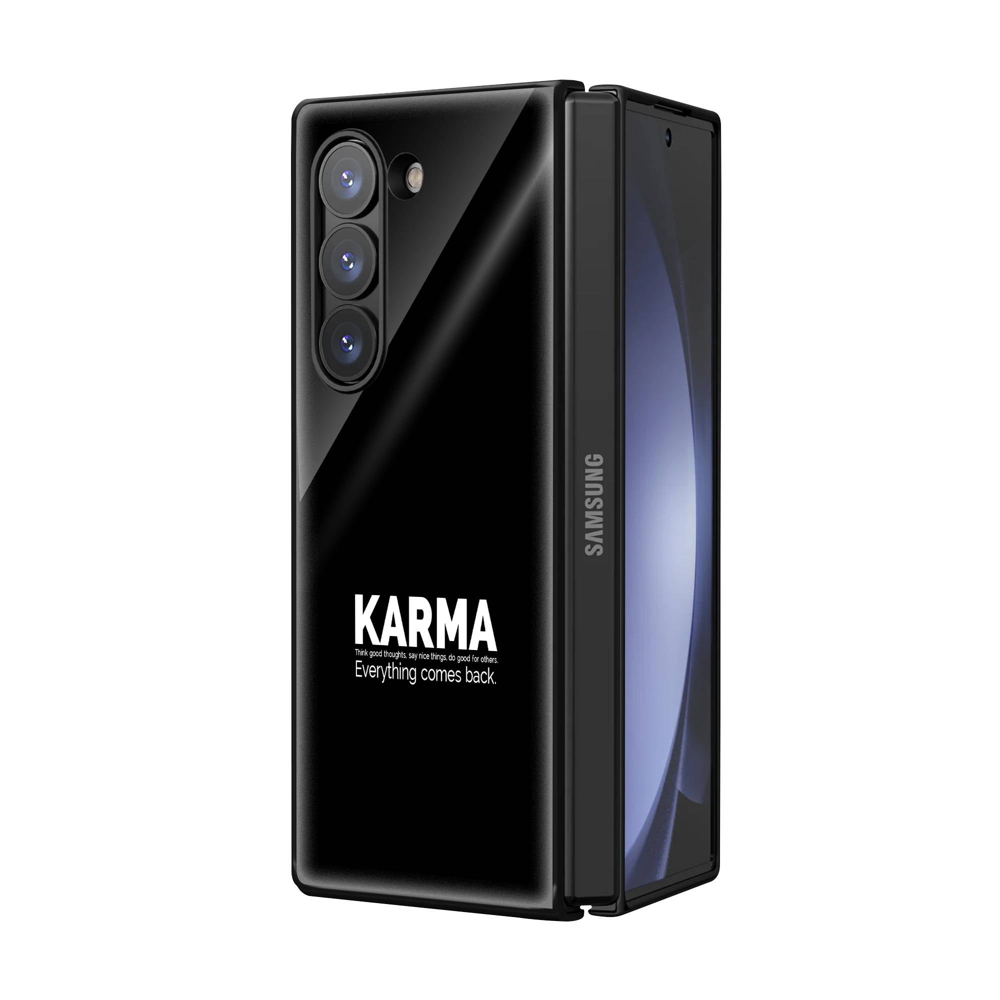 Karma Samsung Z Fold Glass Case image 1