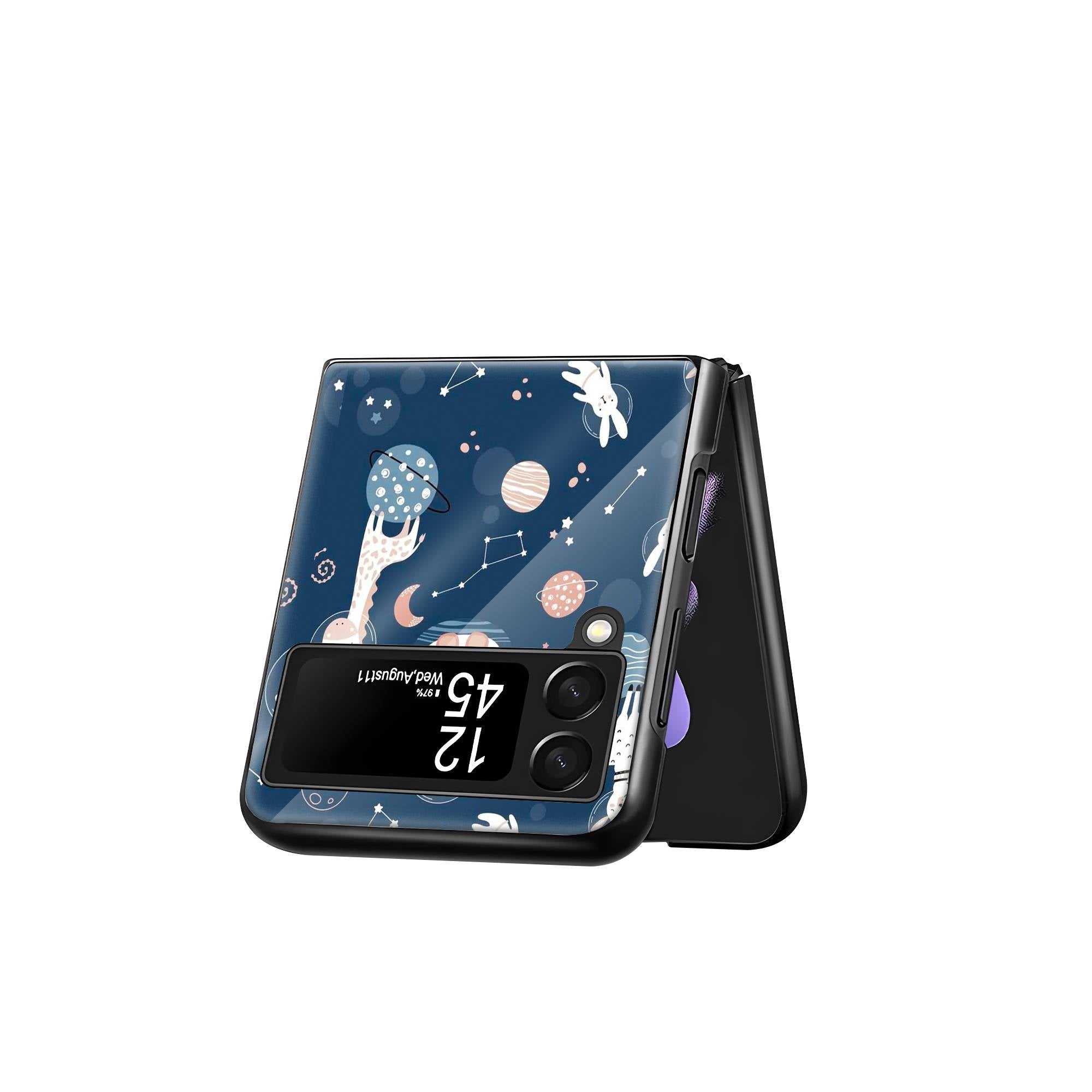 Polar Bear Samsung Z Flip Glass Case image 2