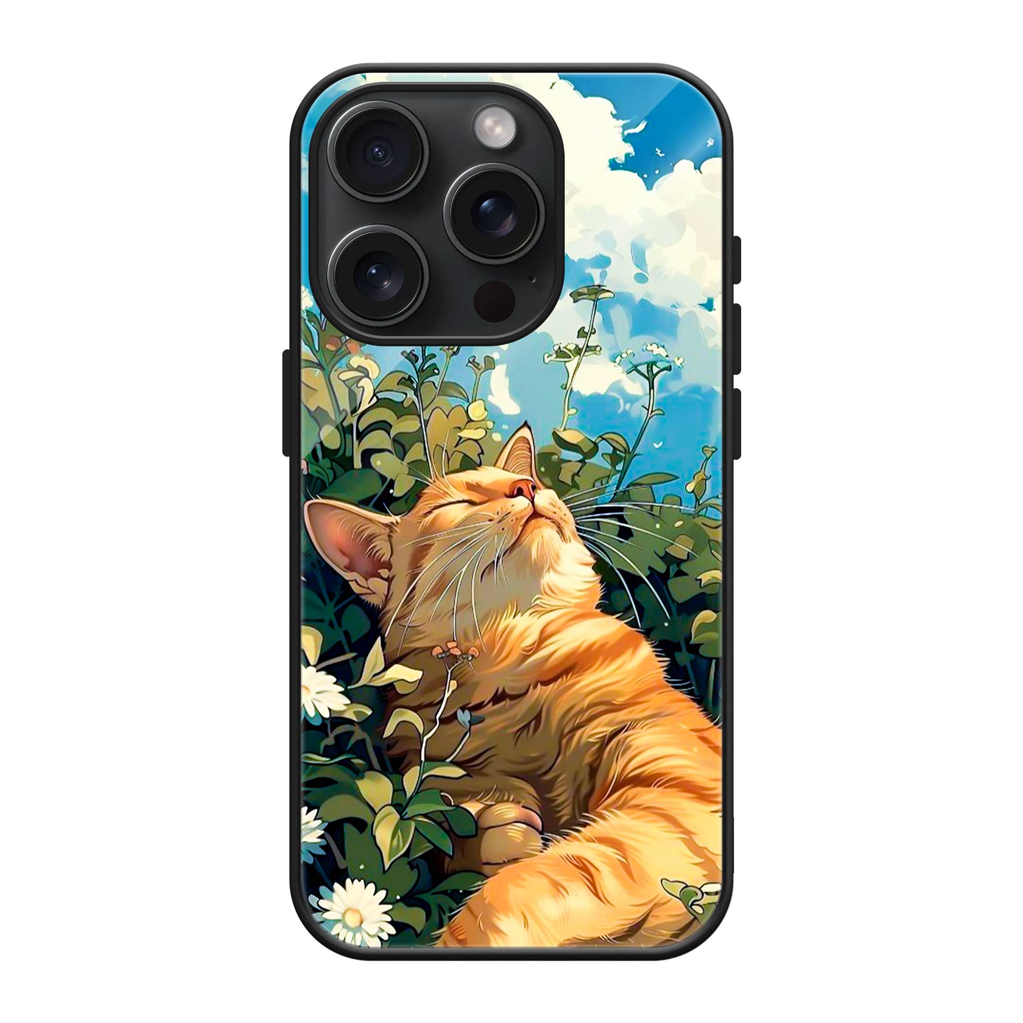 Garfield Sleeping Glass Case image 0