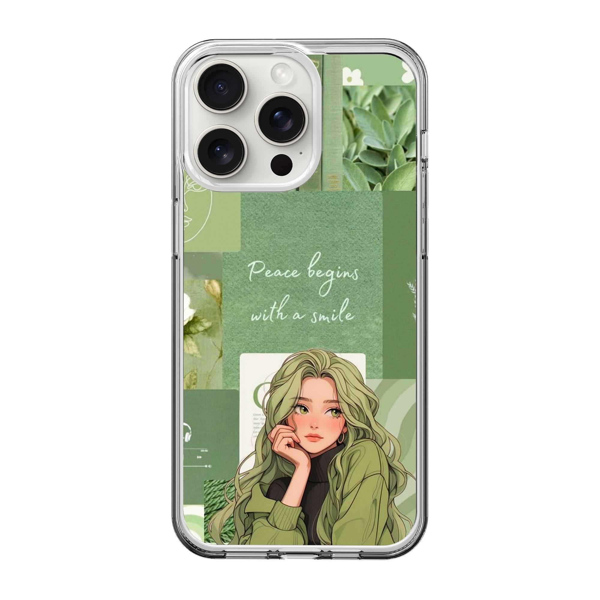 Peace Begins Clear Case image 0