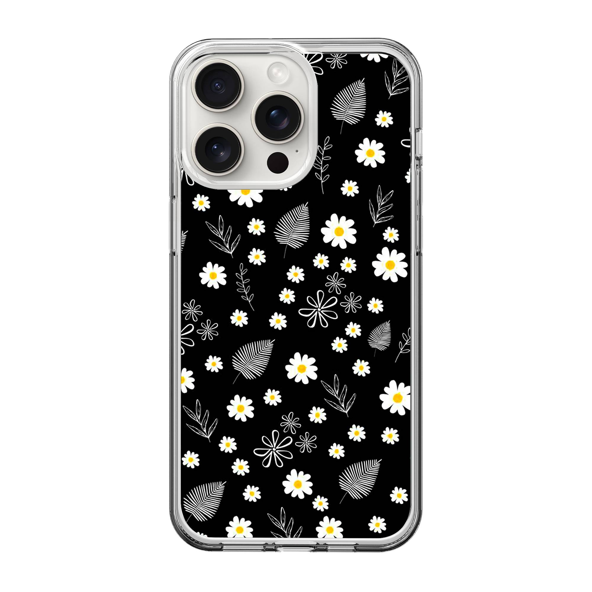 Monochrome Garden Clear Case image 0