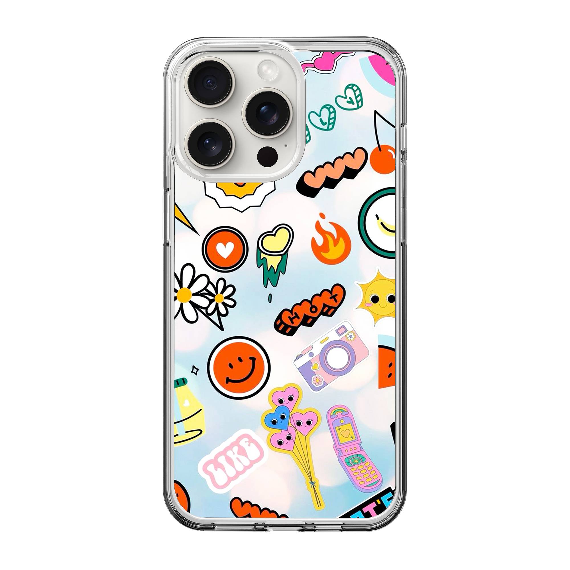 Sticker Art Clear Case image 0