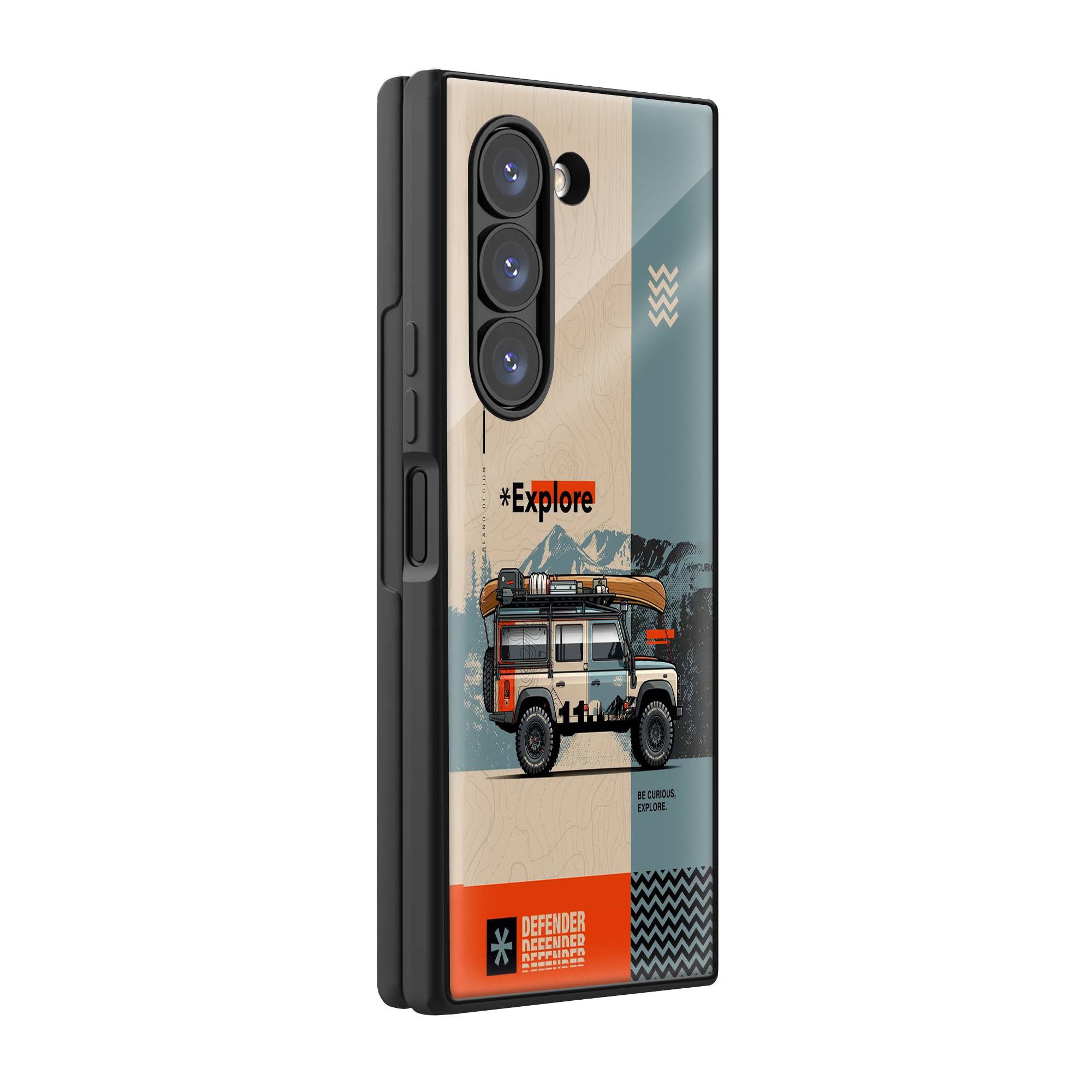 Defender Trails Samsung Z Fold Glass Case image 0