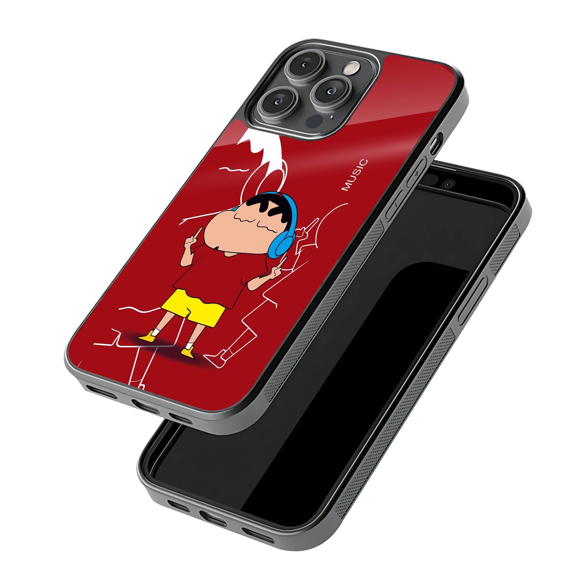 Shinchan's Jam Glass Case image 2