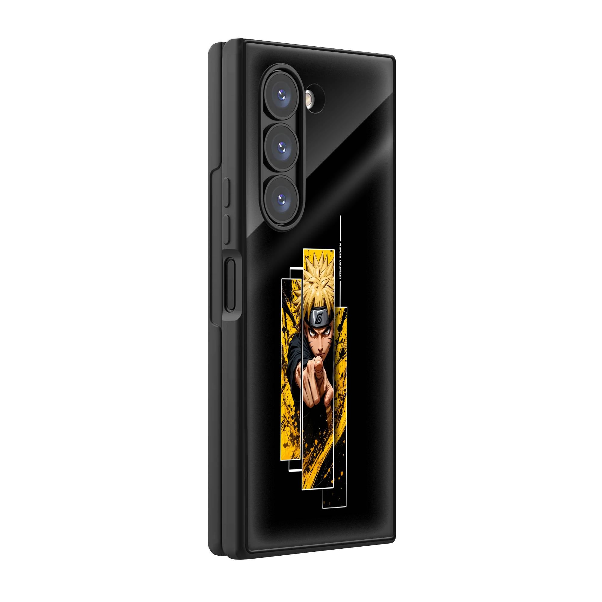 Naruto Uzumaki Samsung Z Fold Glass Case image 0