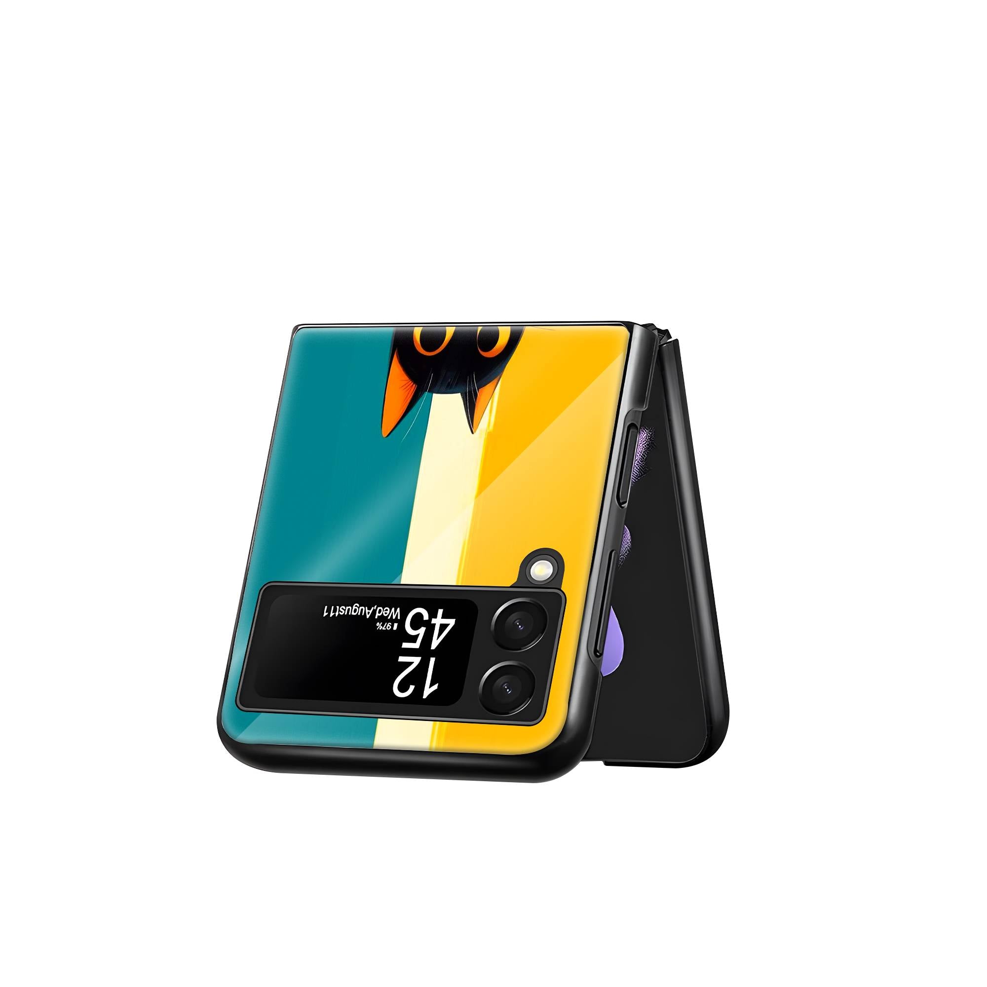 Hello Kitty Samsung Z Flip Glass Case image 2