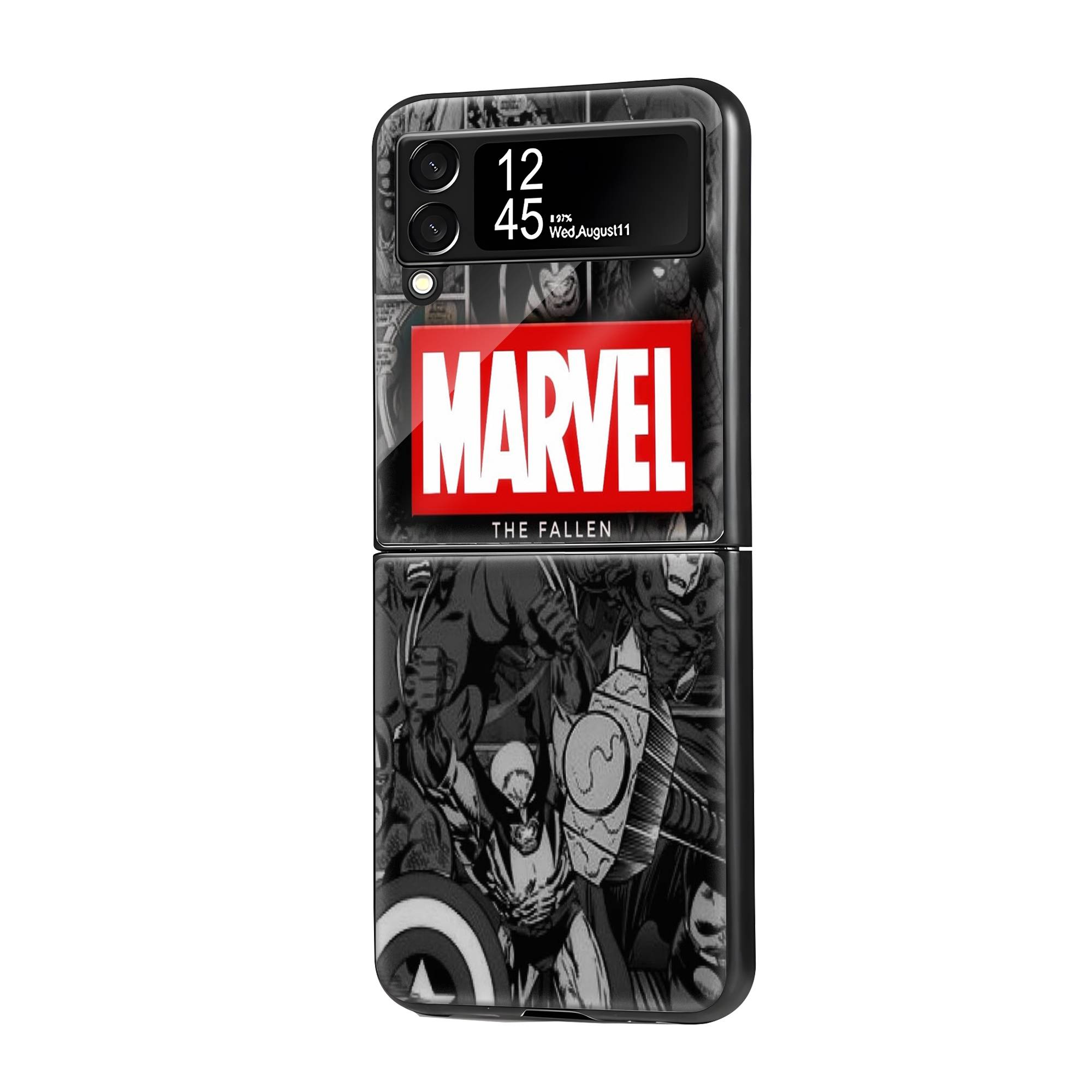 Marvel Comics Samsung Z Flip Glass Case image 0