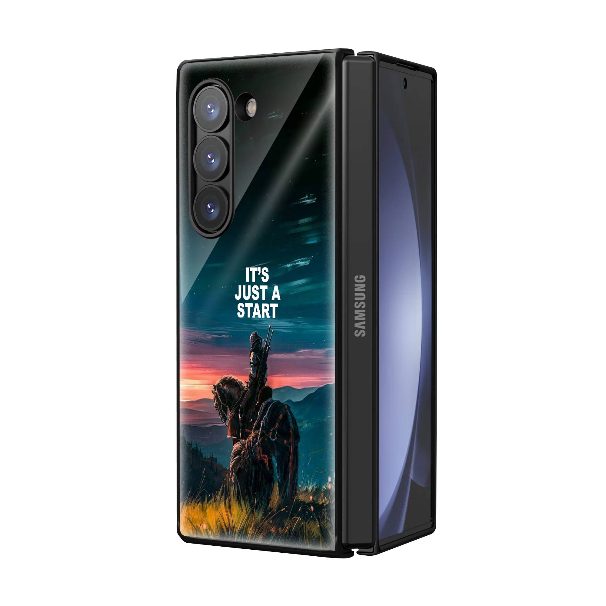 Just a Start Samsung Z Fold Glass Case image 1