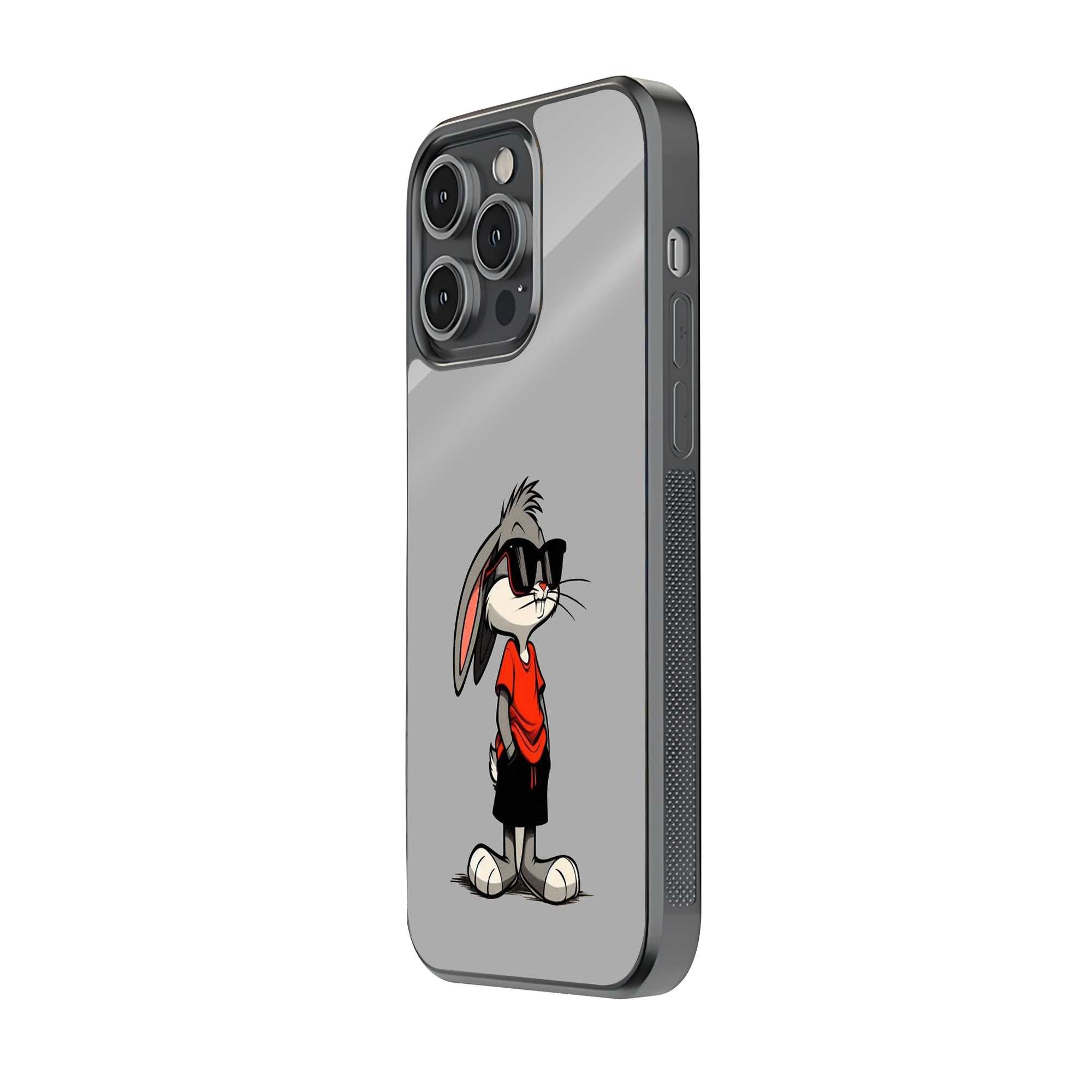 Cool Bunny Glass Case image 1